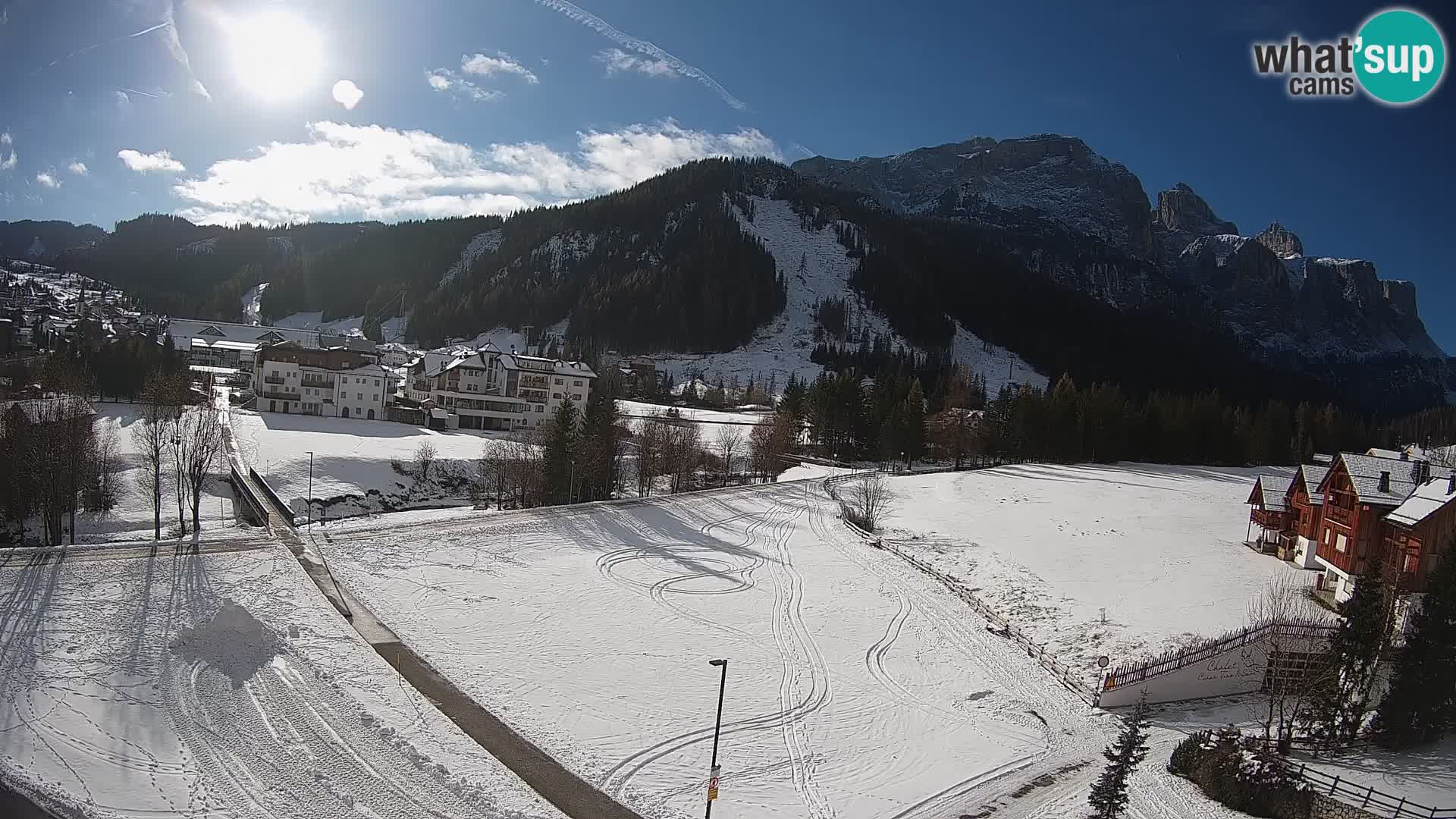 Webcam Corvara | Vista spettacolare Gruppo del Sella