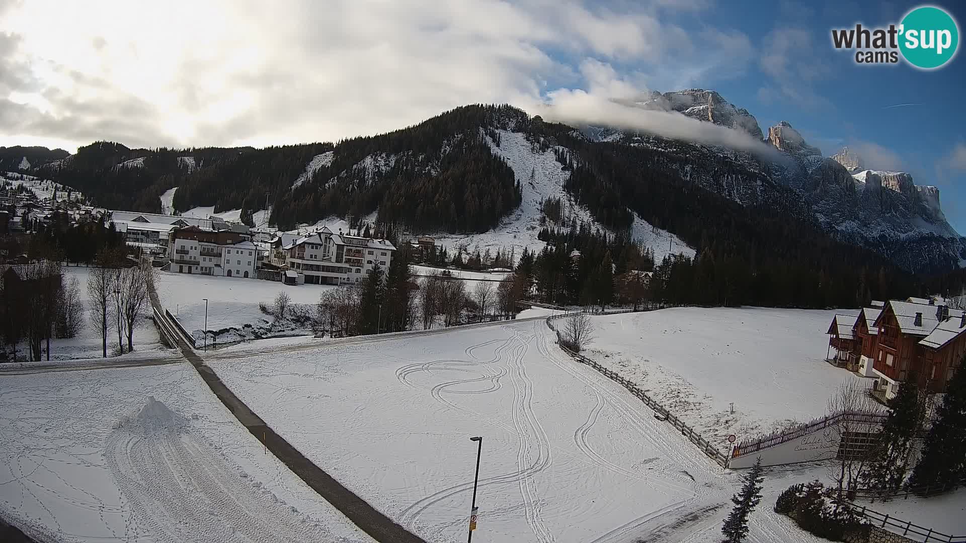 Corvara webcam | Spektakuläre Ausblicke auf die Sellagruppe