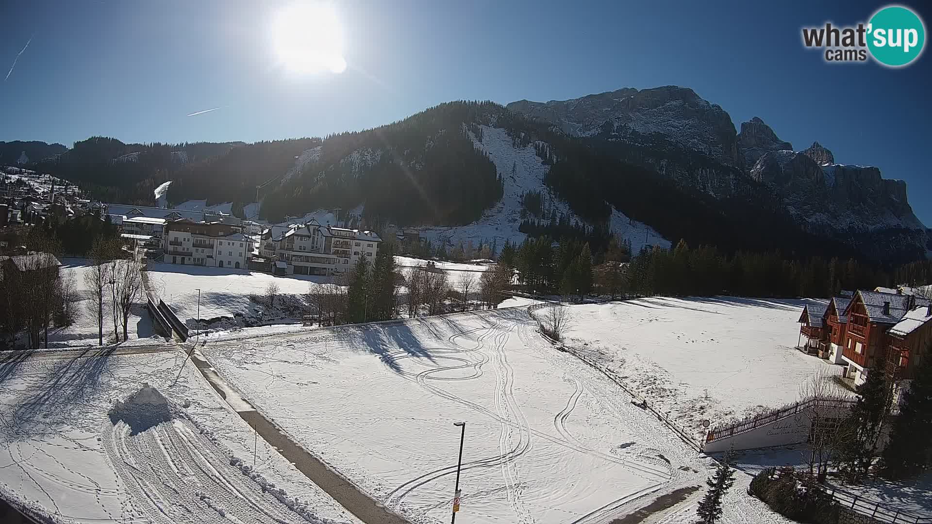 Webcam Corvara | Vista spettacolare Gruppo del Sella