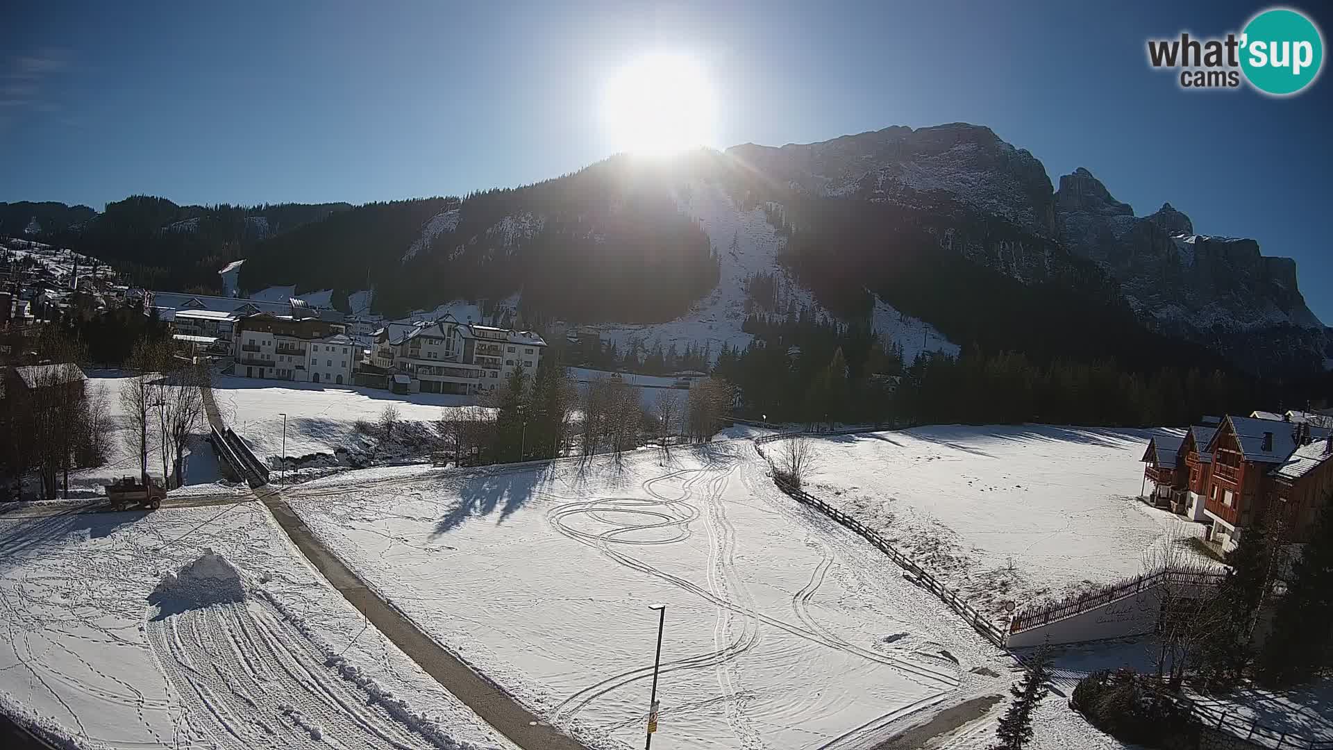 Webcam Corvara | Vista spettacolare Gruppo del Sella