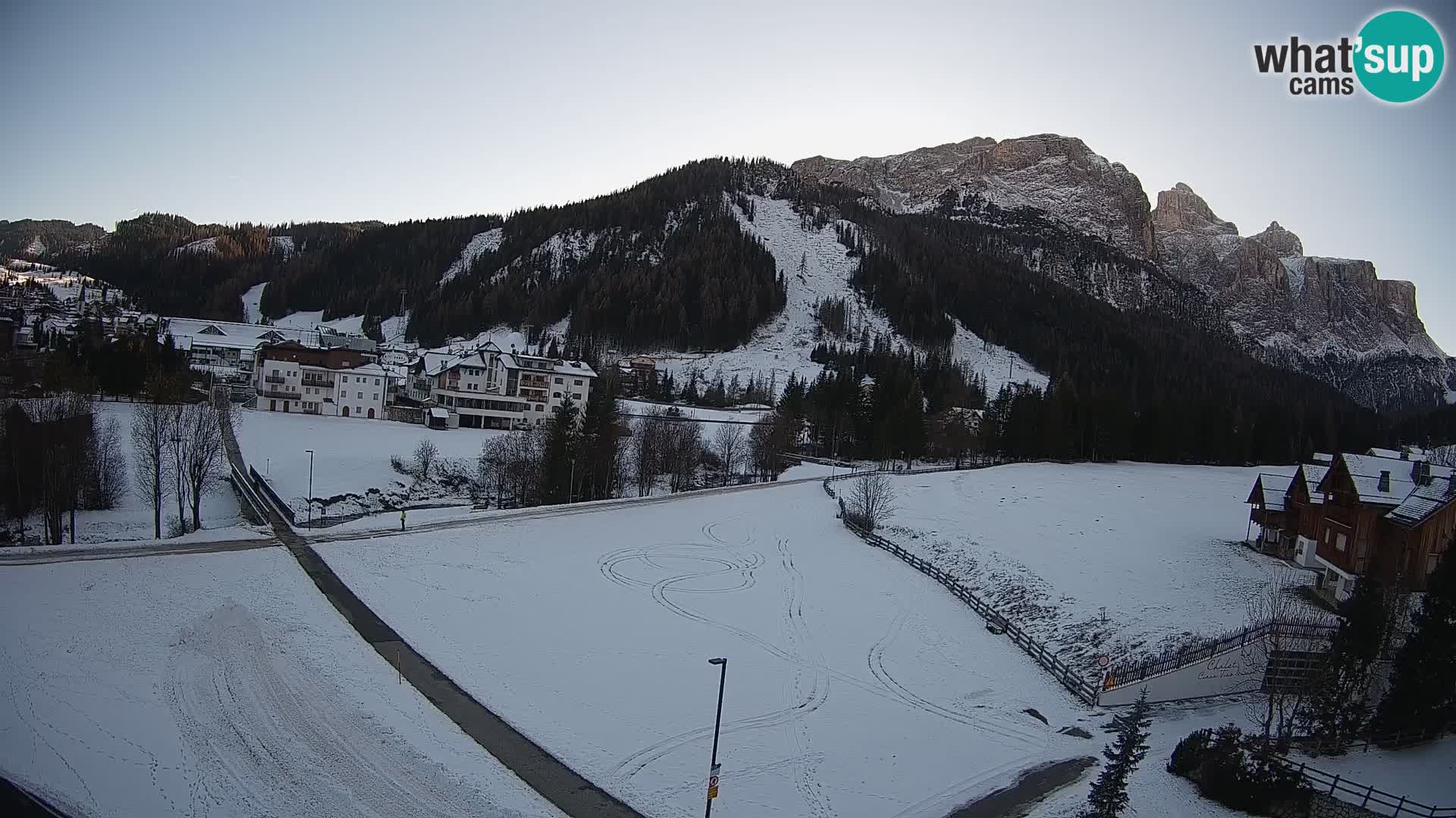 Webcam Corvara | Vista spettacolare Gruppo del Sella