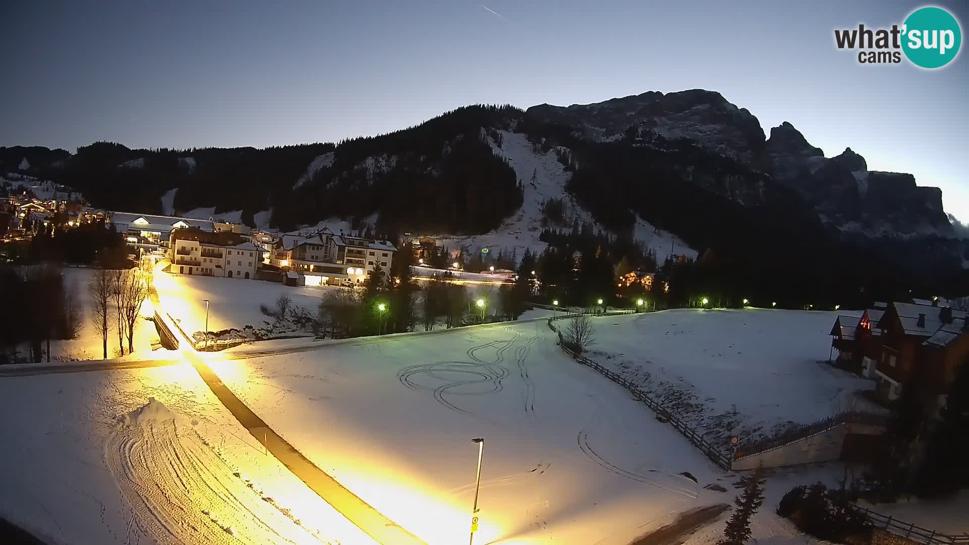 Webcam Corvara | Vista spettacolare Gruppo del Sella