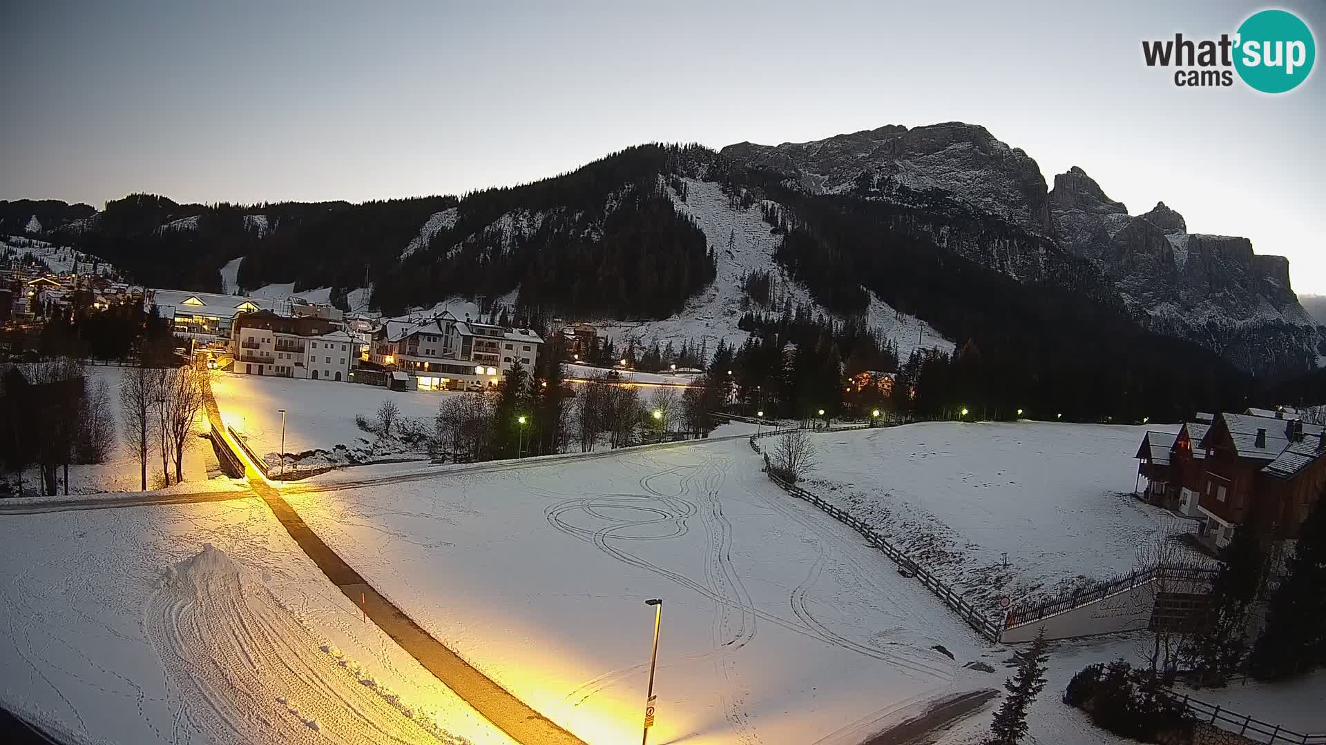 Webcam Corvara | Vista spettacolare Gruppo del Sella