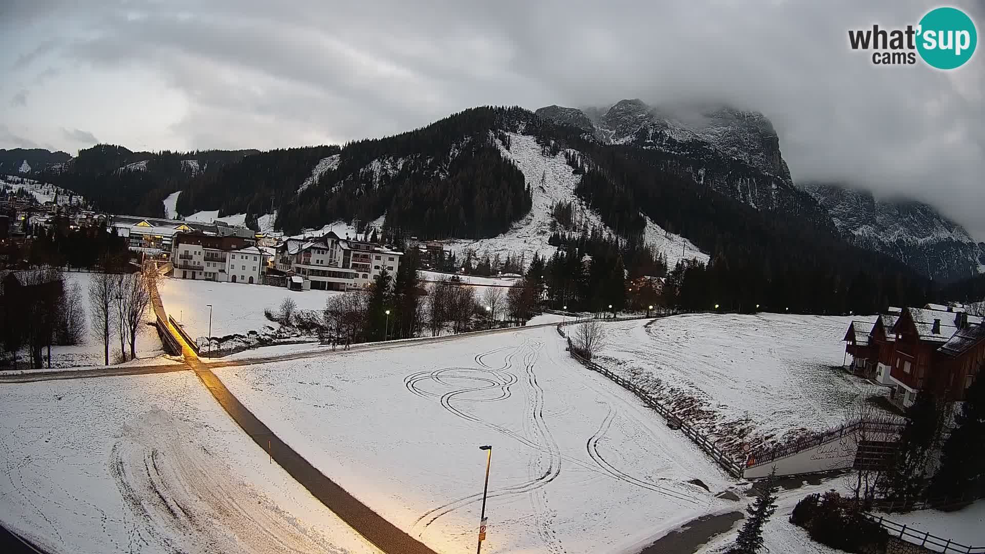 Webcam Corvara | Vista spettacolare Gruppo del Sella