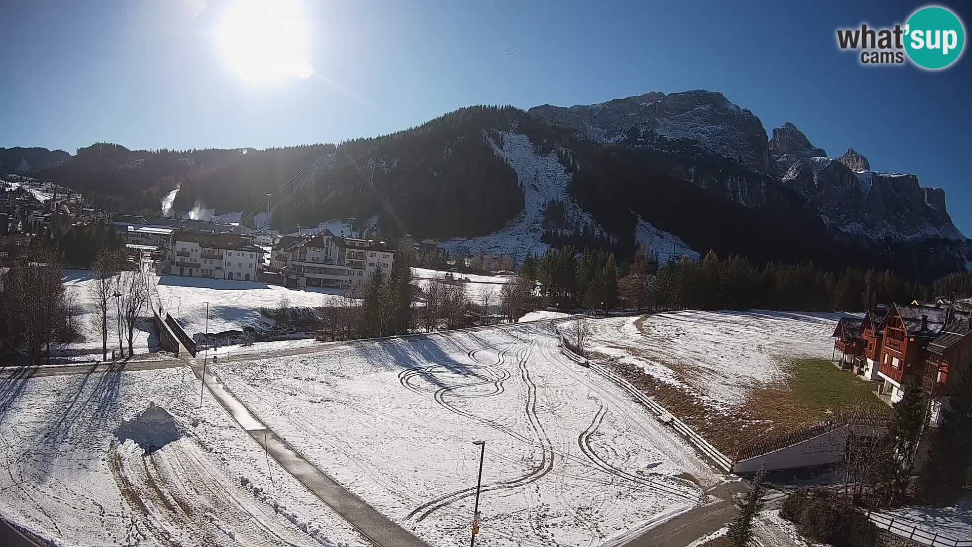 Webcam Corvara | Vista spettacolare Gruppo del Sella