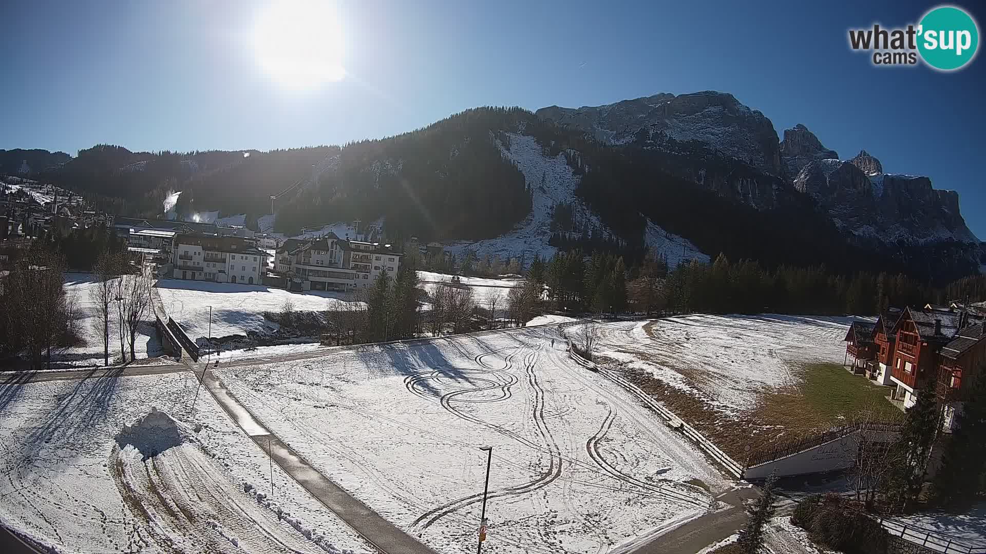 Webcam Corvara | Vista spettacolare Gruppo del Sella