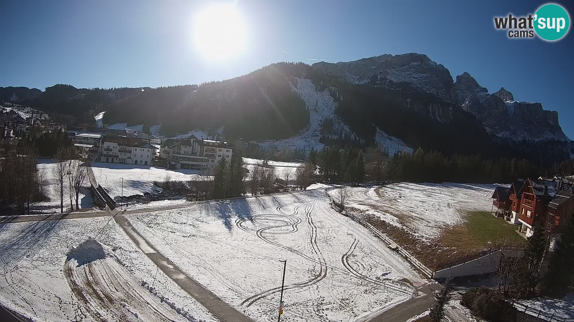 Webcam Corvara | Vista spettacolare Gruppo del Sella