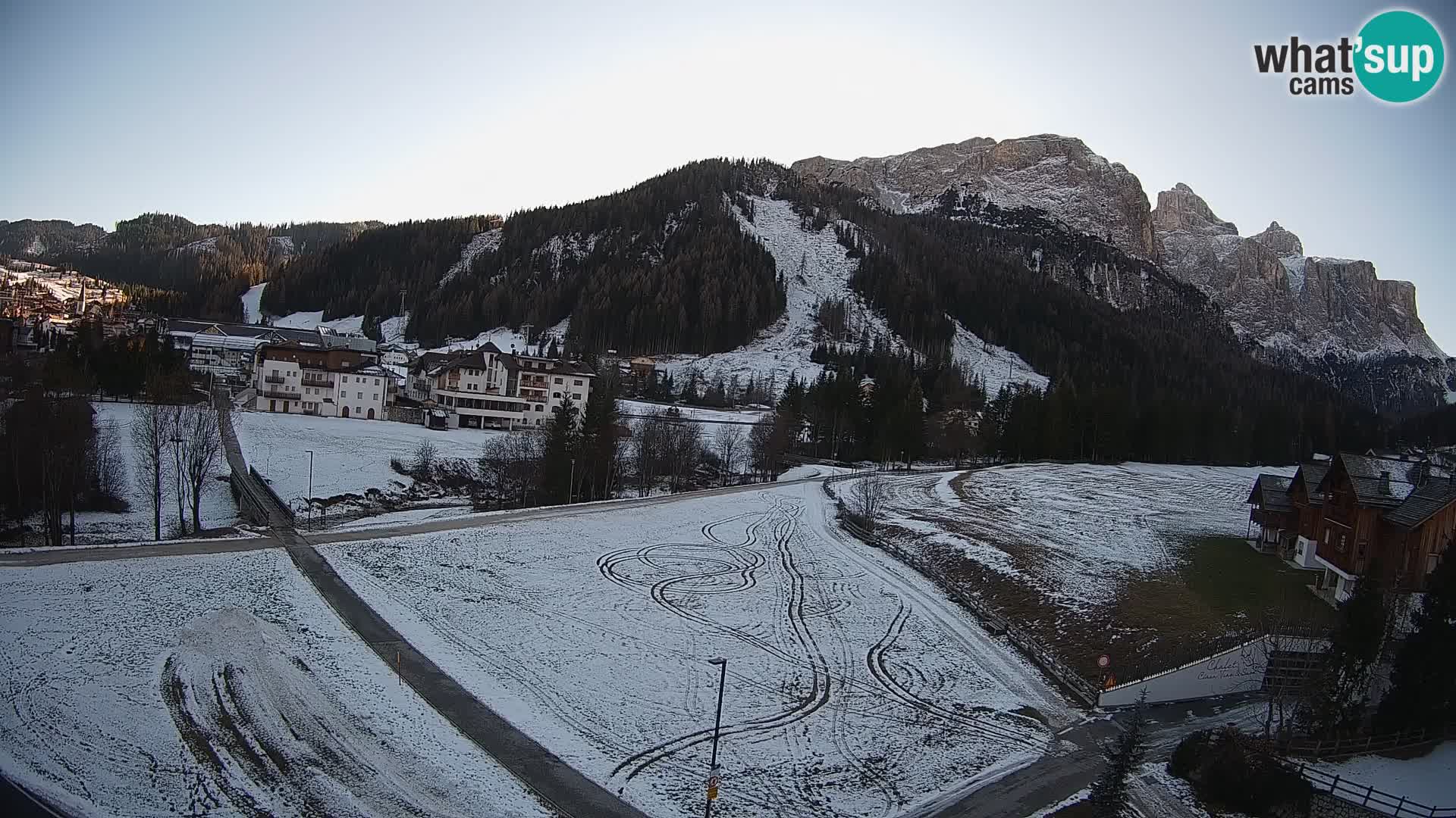 Webcam Corvara | Vista spettacolare Gruppo del Sella