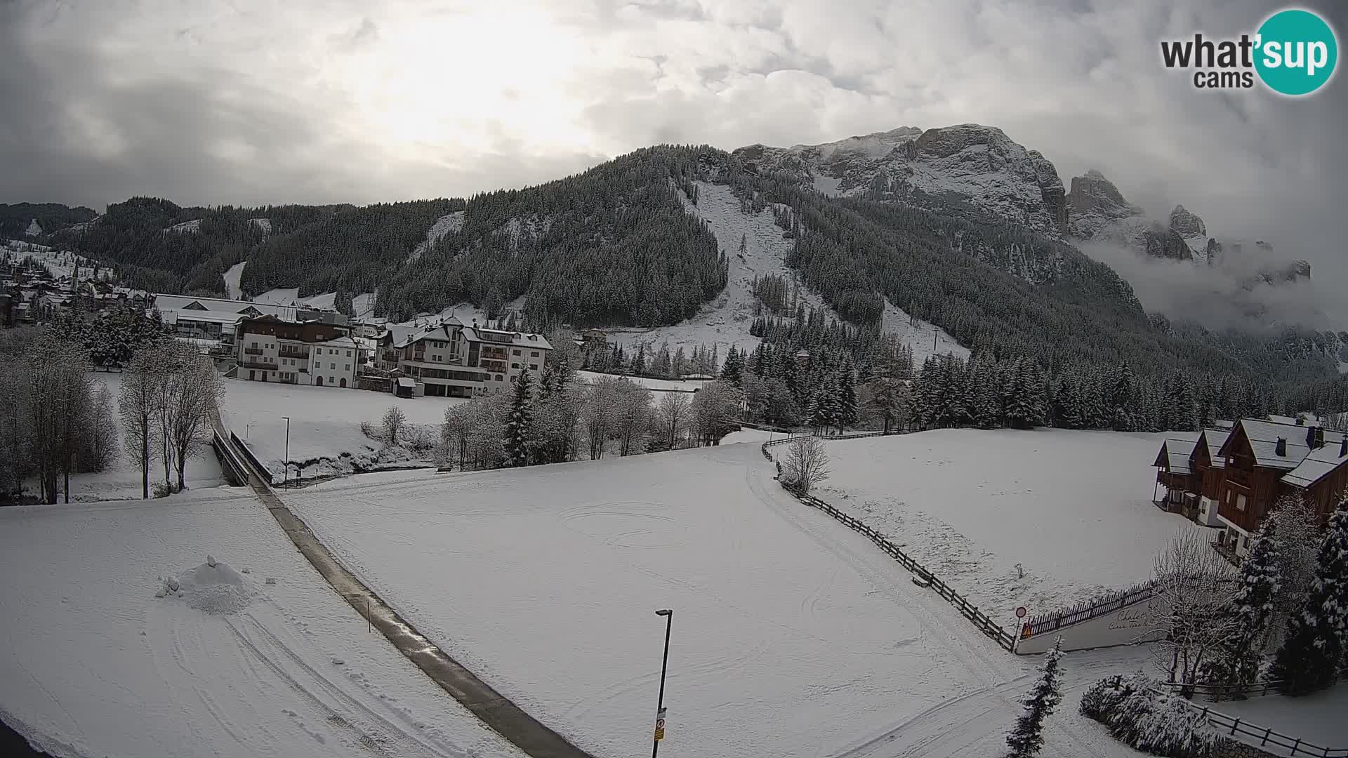 Webcam Corvara | Vista spettacolare Gruppo del Sella