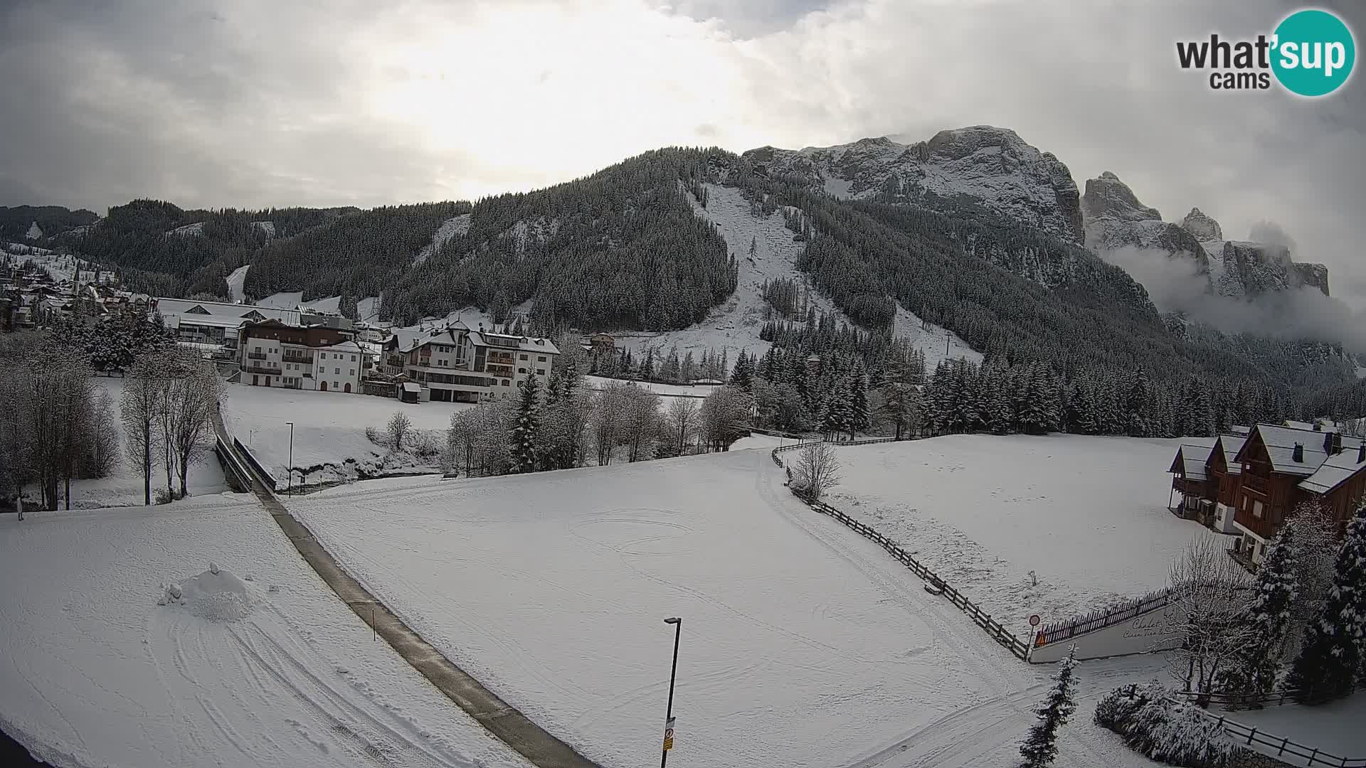 Webcam Corvara | Vista spettacolare Gruppo del Sella