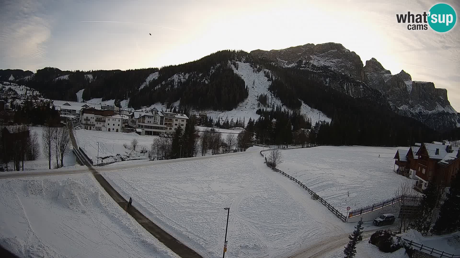 Webcam Corvara in Badia: Spectacular Views of the Sella Group