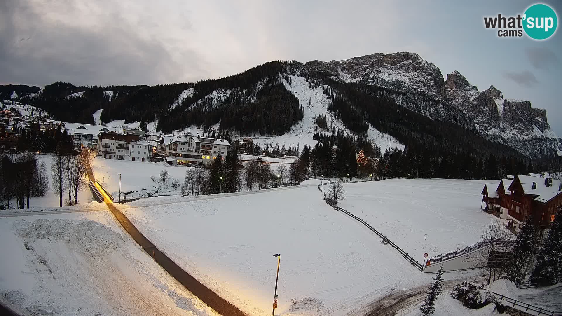 Webcam Corvara | Vista spettacolare Gruppo del Sella