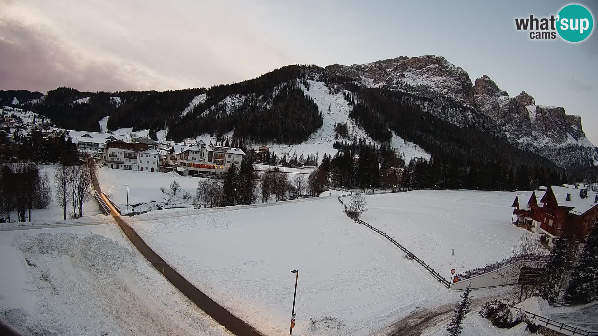 Webcam Corvara | Vista spettacolare Gruppo del Sella