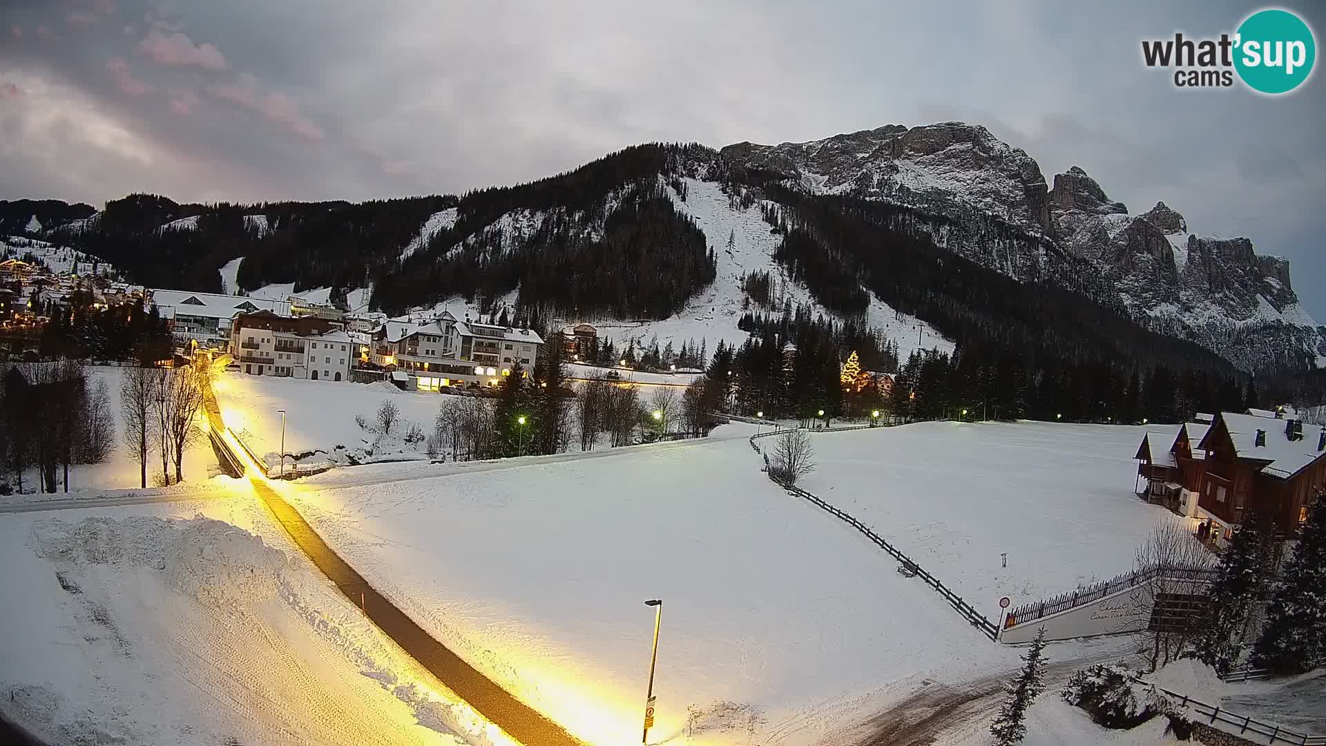 Webcam Corvara | Vista spettacolare Gruppo del Sella