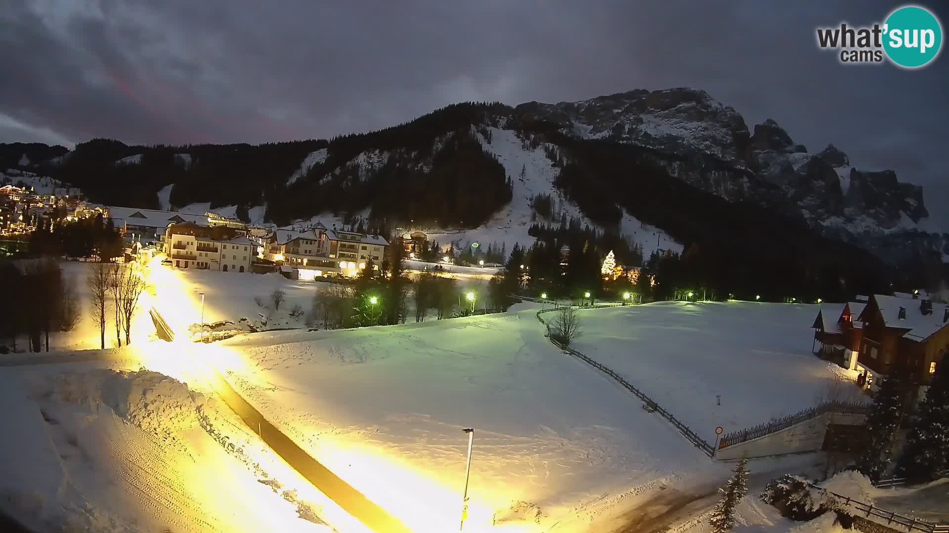 Webcam Corvara | Vista spettacolare Gruppo del Sella