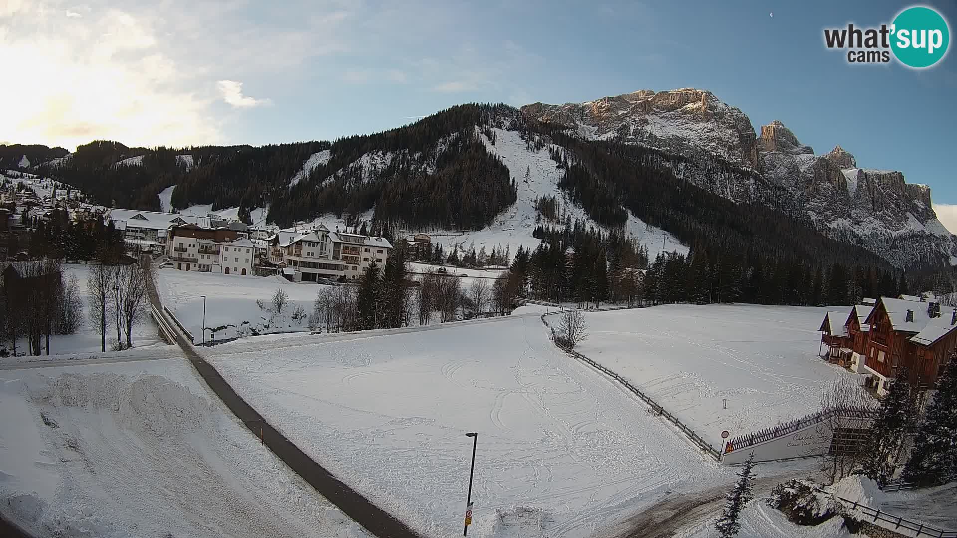 Webcam Corvara in Badia: Spectacular Views of the Sella Group