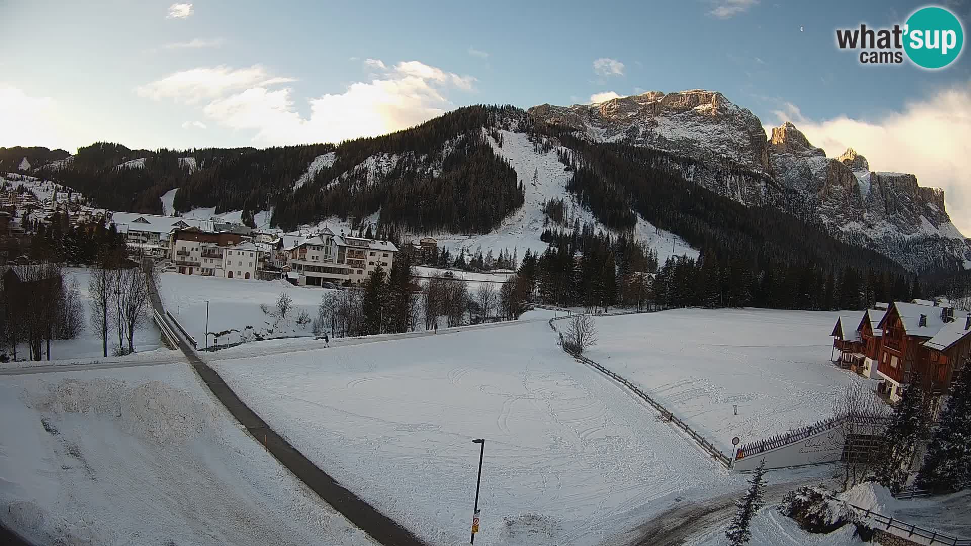 Corvara webcam | Spektakuläre Ausblicke auf die Sellagruppe