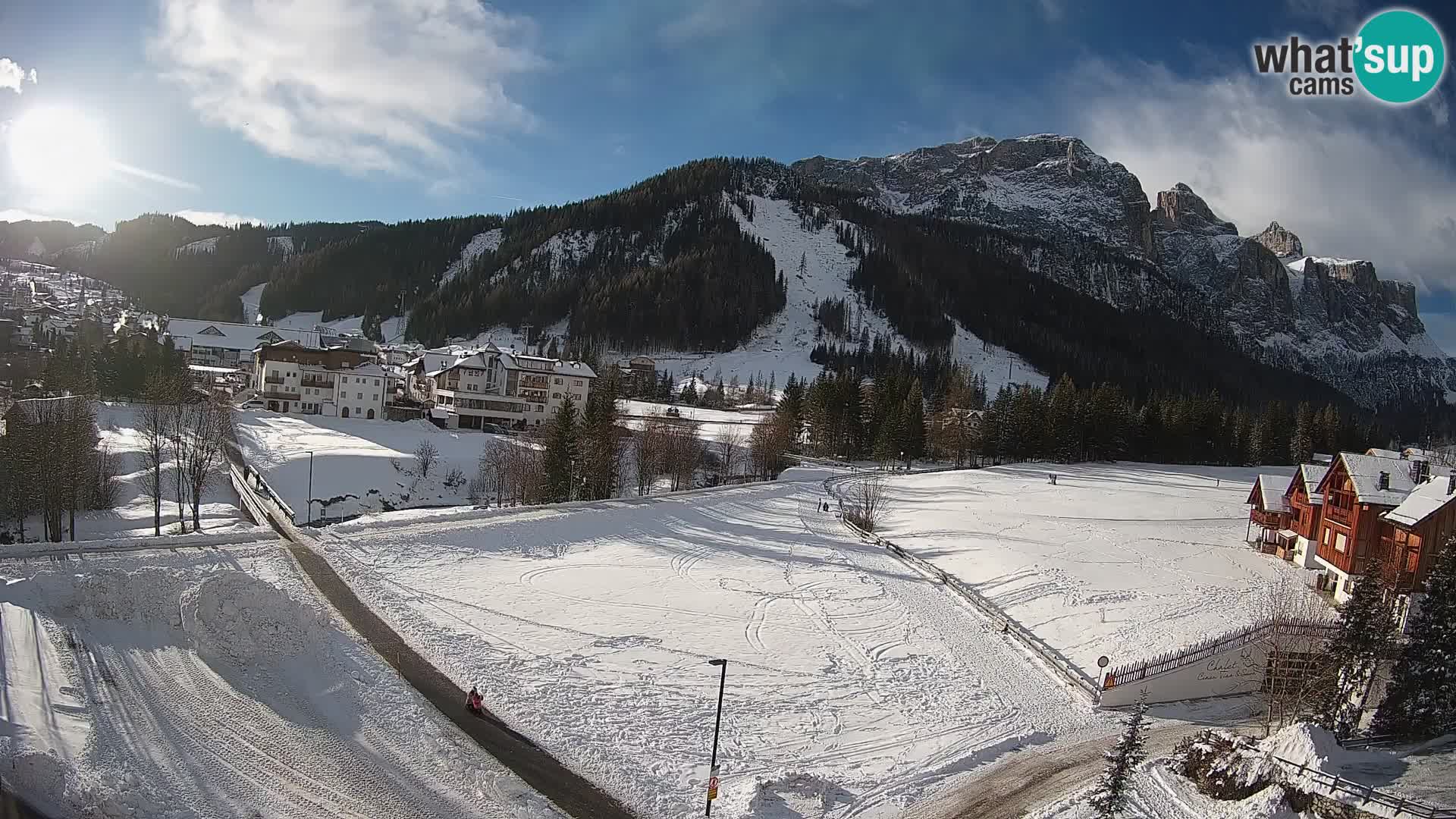 Corvara webcam | Spektakuläre Ausblicke auf die Sellagruppe