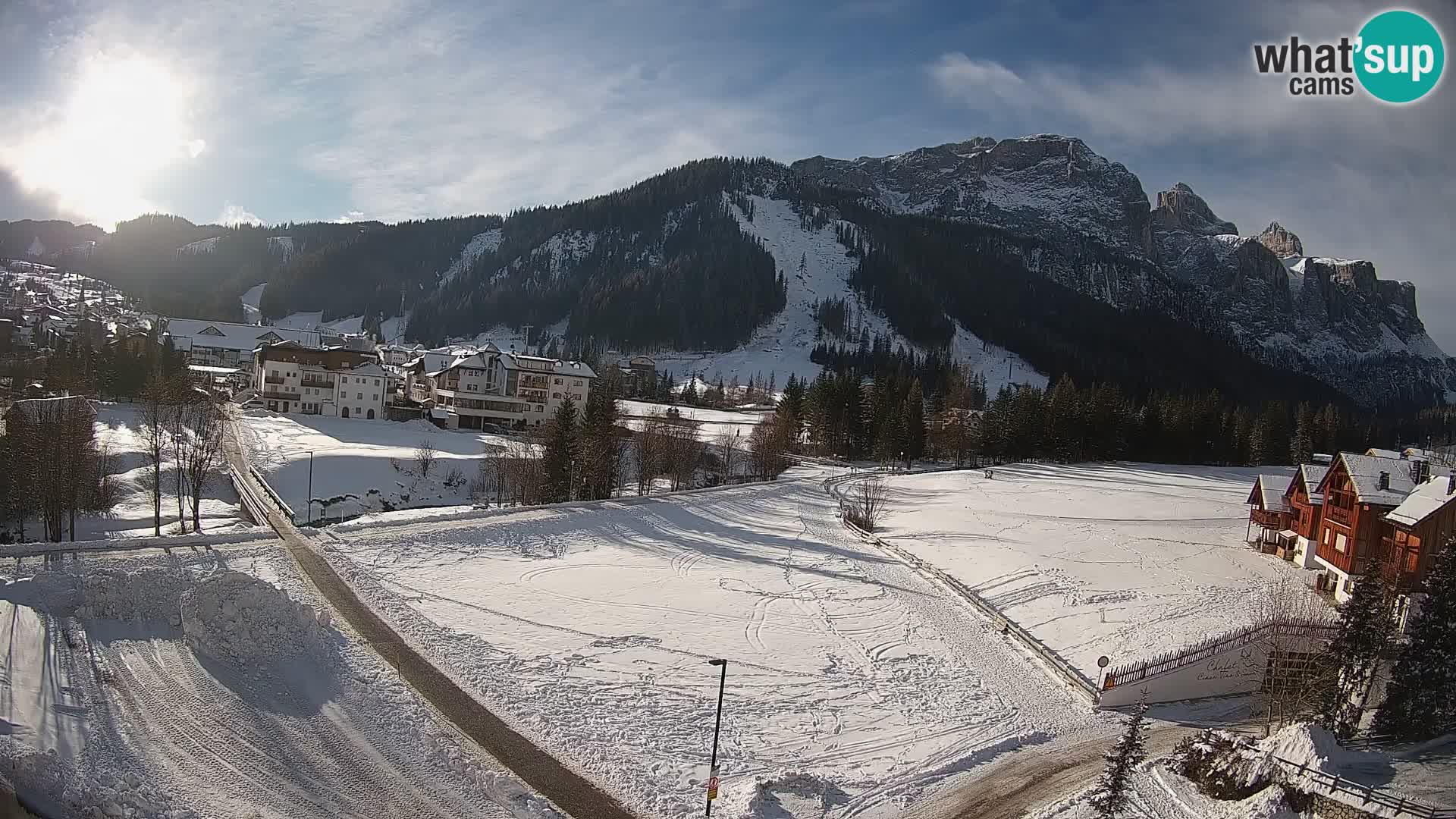 Webcam Corvara | Vista spettacolare Gruppo del Sella