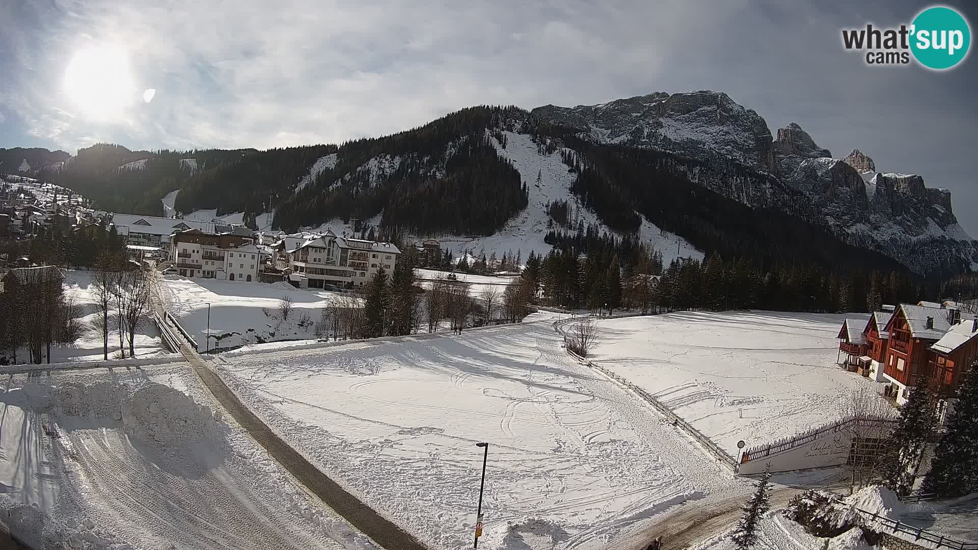 Webcam Corvara in Badia: Spectacular Views of the Sella Group