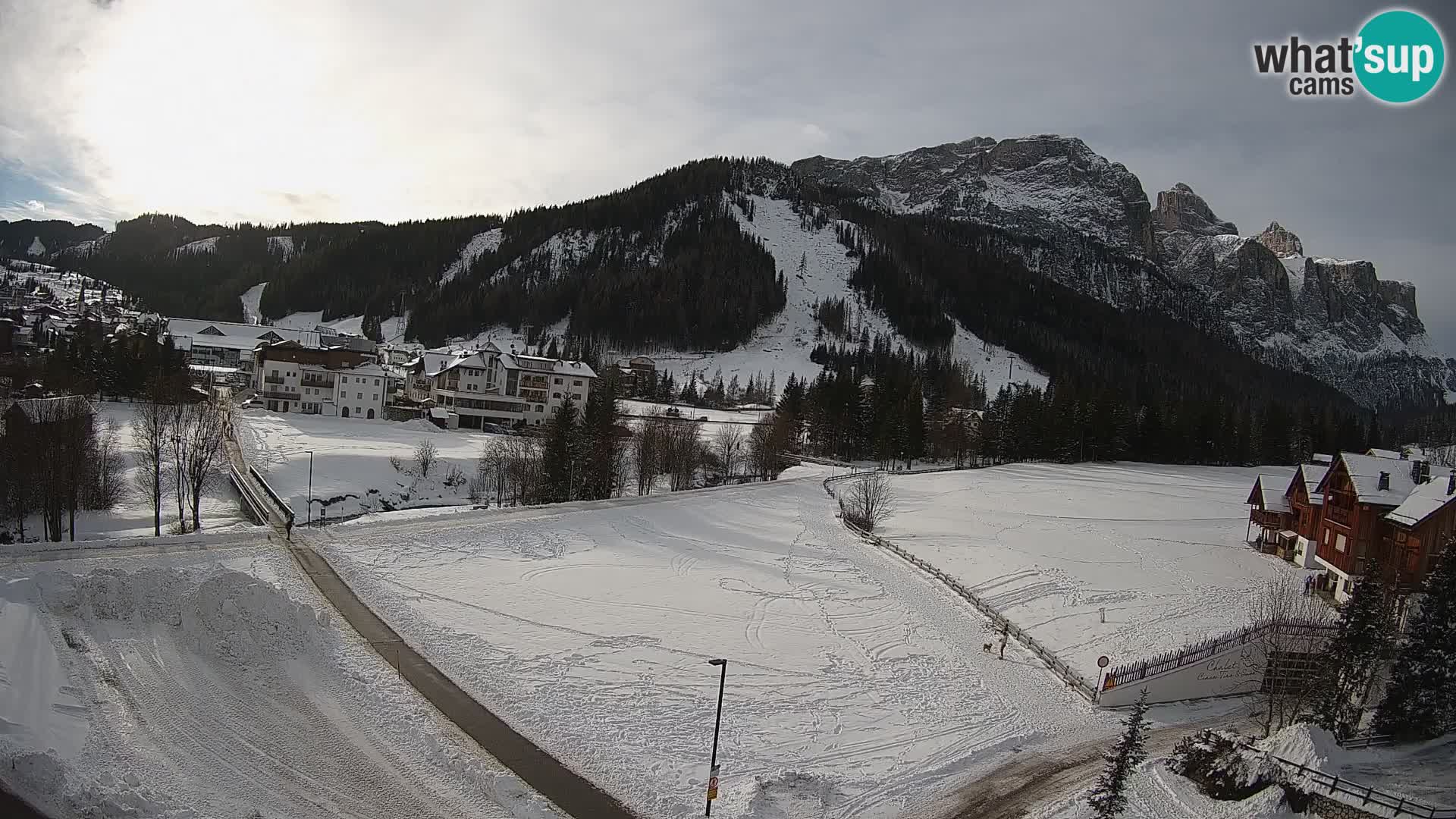 Webcam Corvara in Badia: Spectacular Views of the Sella Group