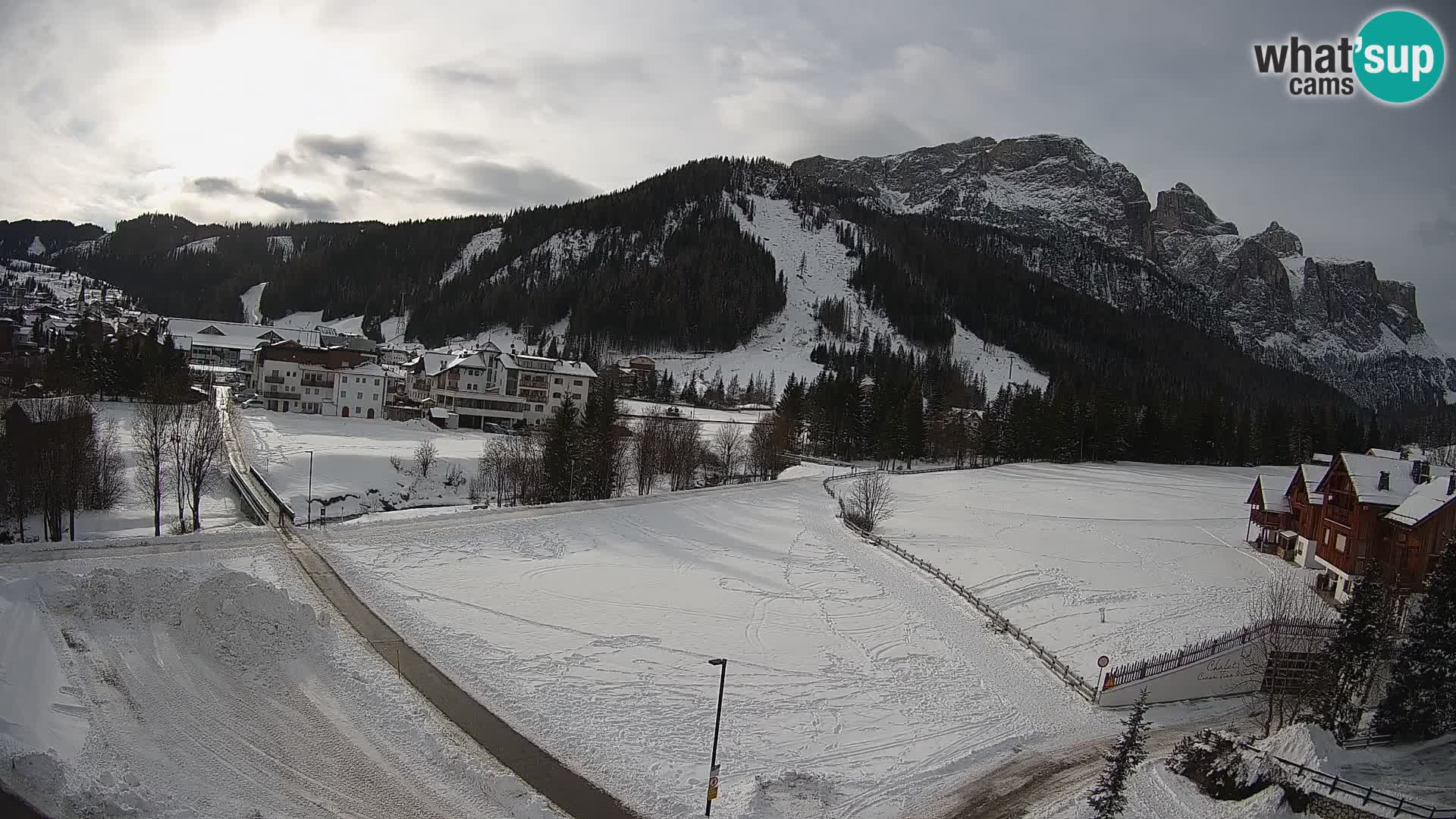 Webcam Corvara | Vista spettacolare Gruppo del Sella