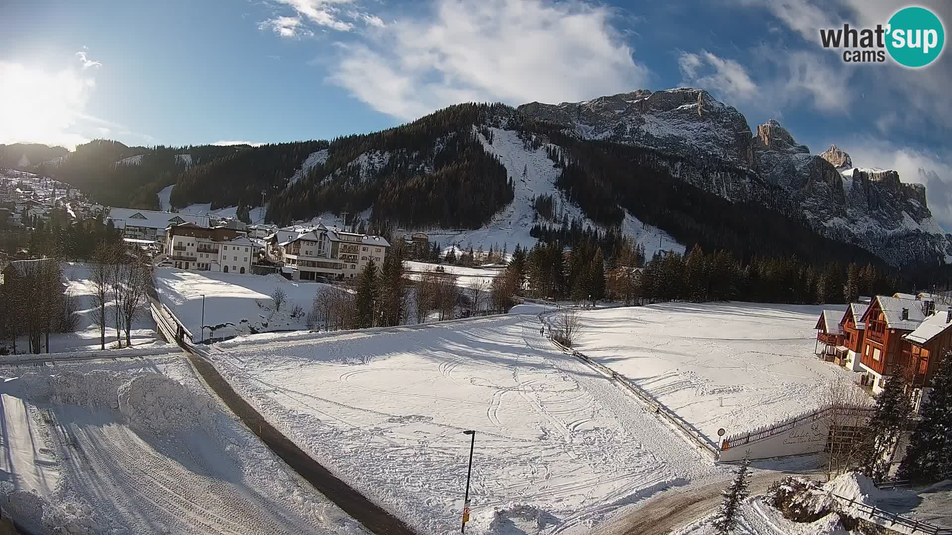 Webcam Corvara in Badia: Spectacular Views of the Sella Group