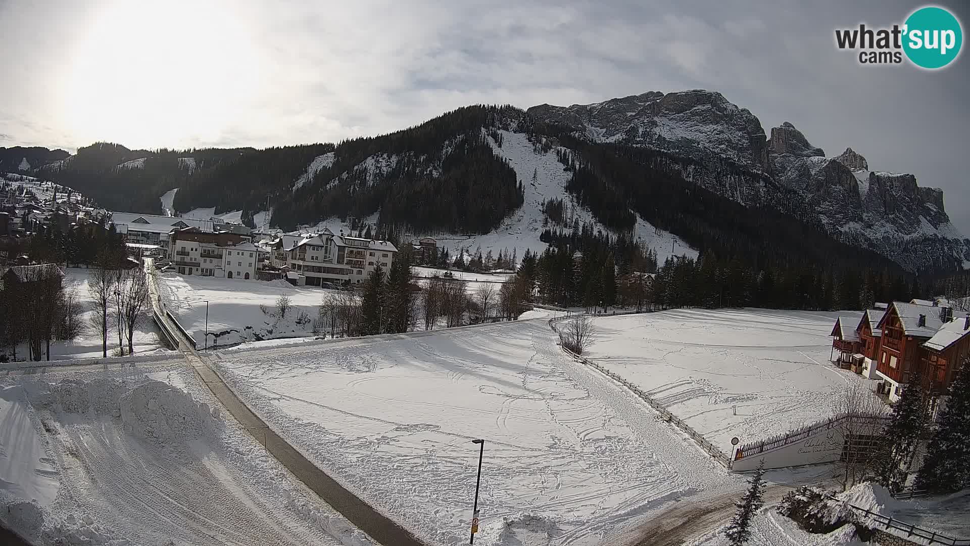 Webcam Corvara | Vista spettacolare Gruppo del Sella