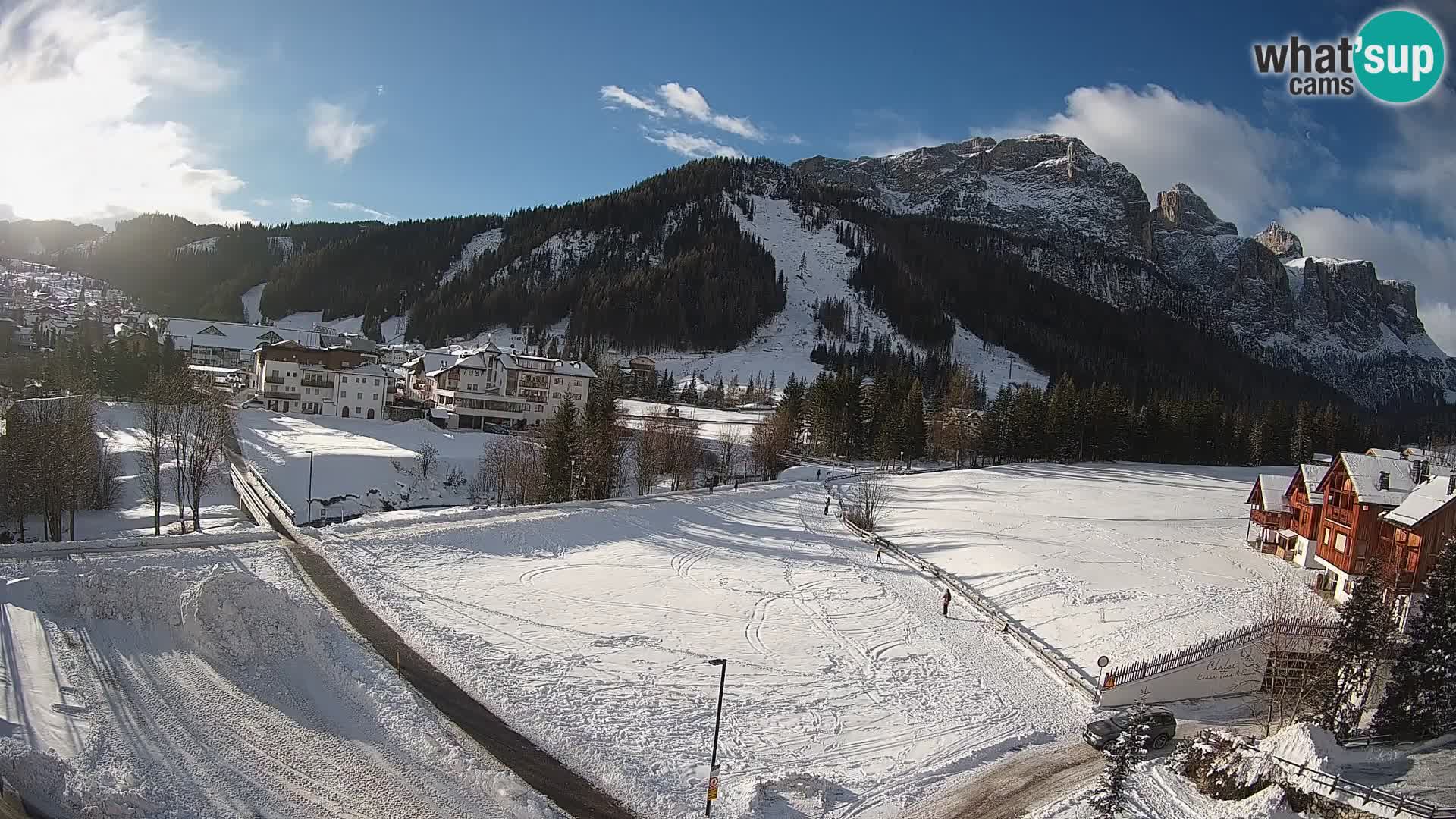 Webcam Corvara | Vista spettacolare Gruppo del Sella