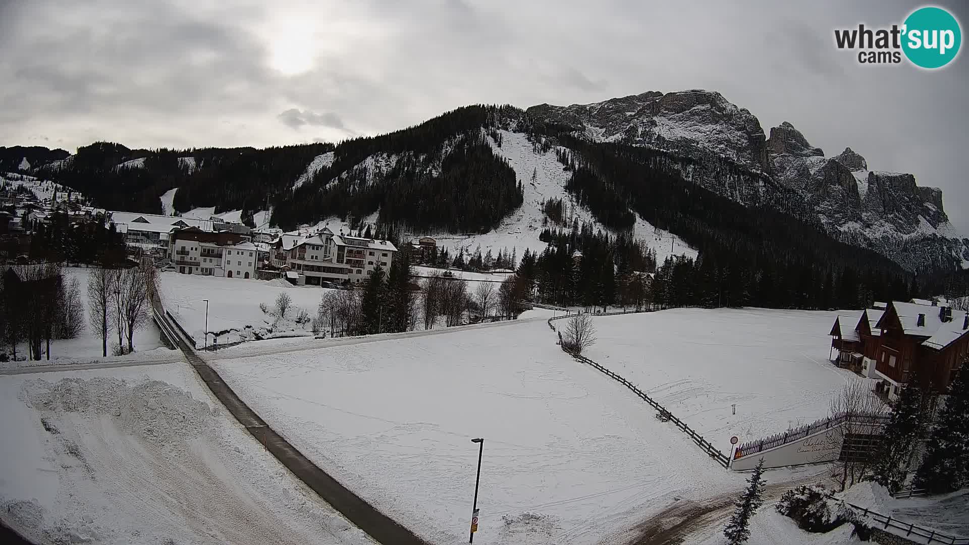 Webcam Corvara in Badia: Spectacular Views of the Sella Group