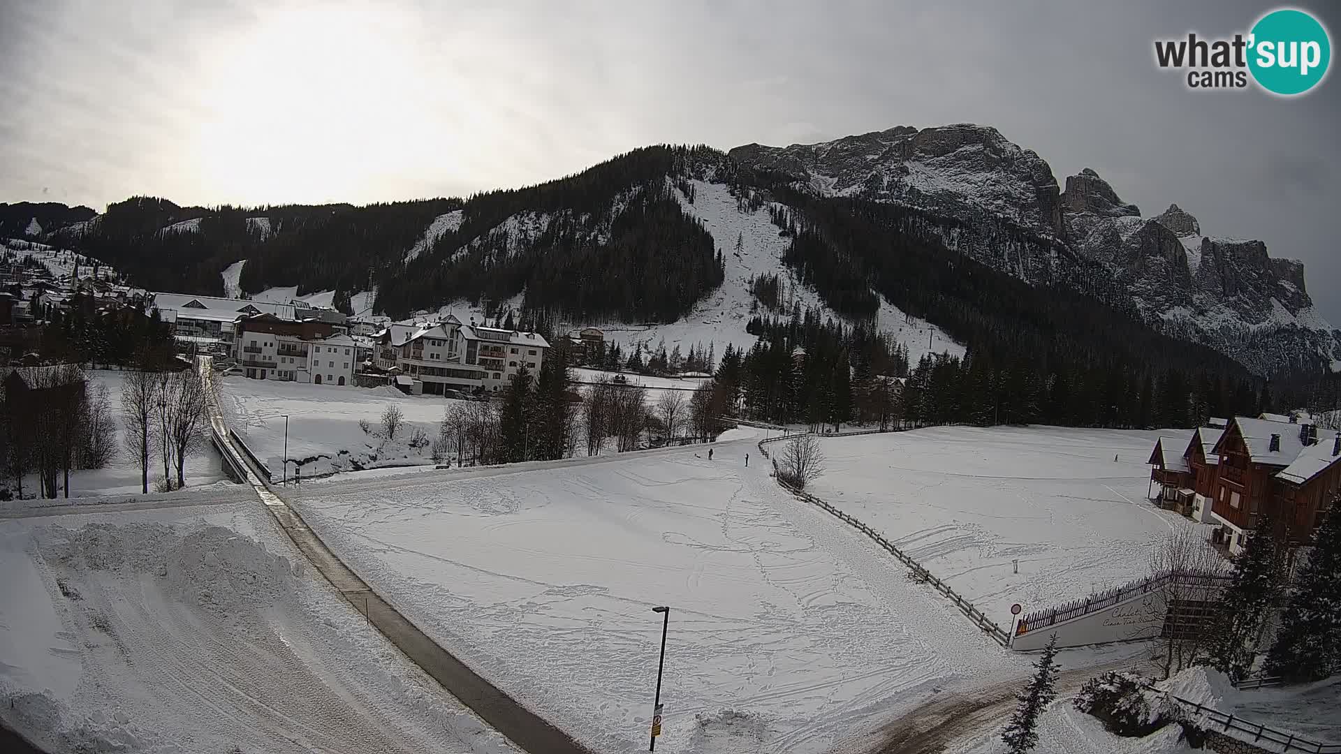 Live cam Corvara | Vues spectaculaires sur le groupe Sella