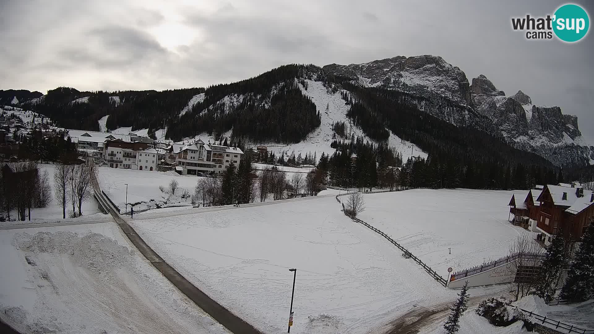 Webcam Corvara | Vista spettacolare Gruppo del Sella