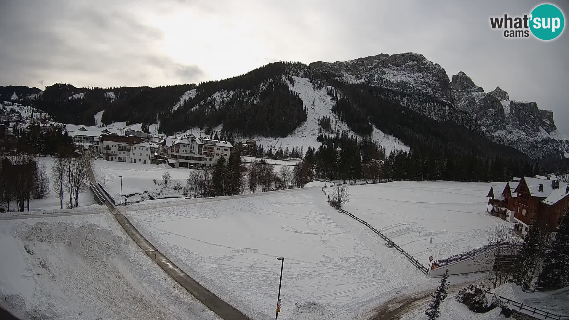 Webcam Corvara | Vista spettacolare Gruppo del Sella