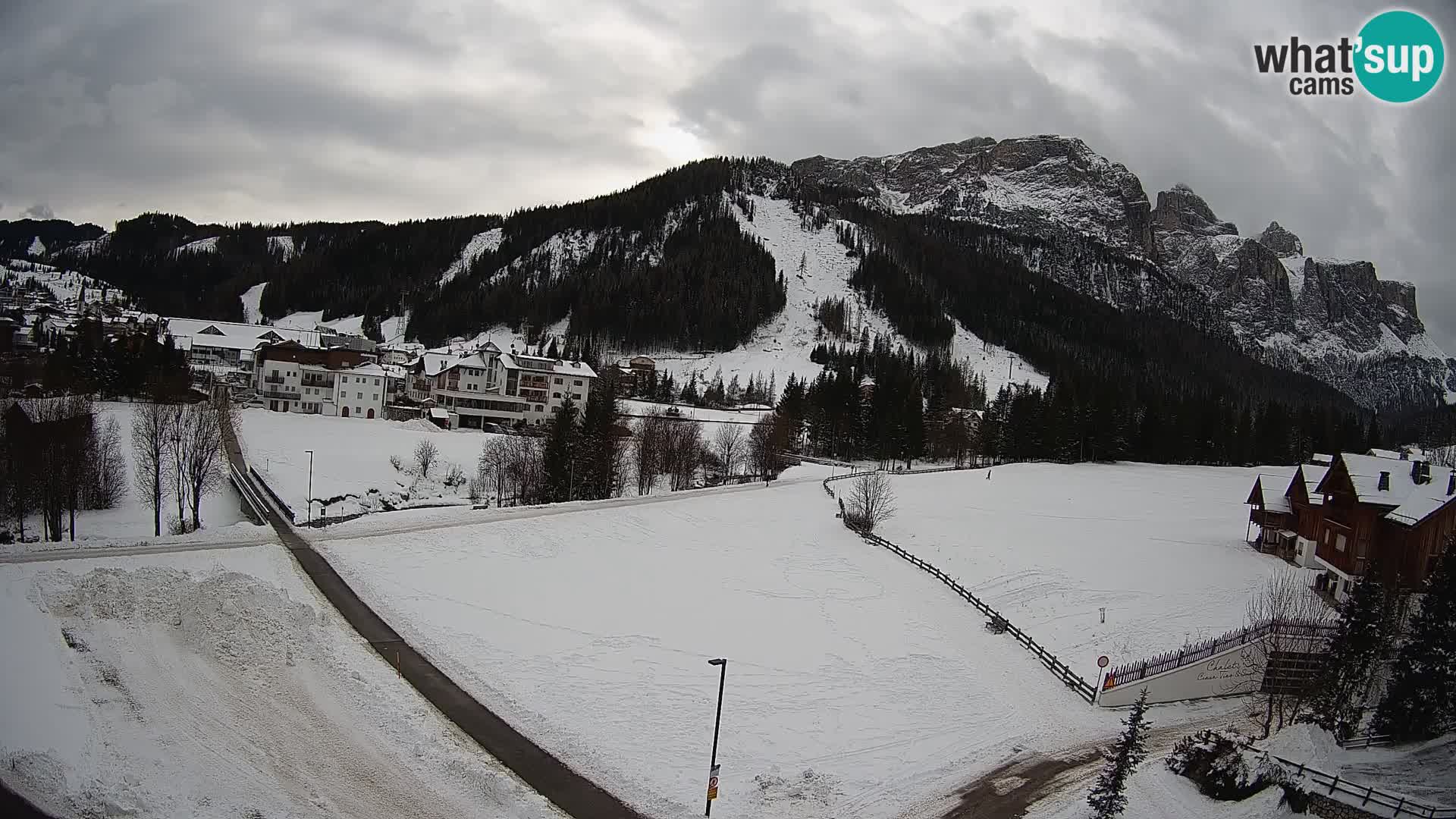 Webcam Corvara in Badia: Spectacular Views of the Sella Group