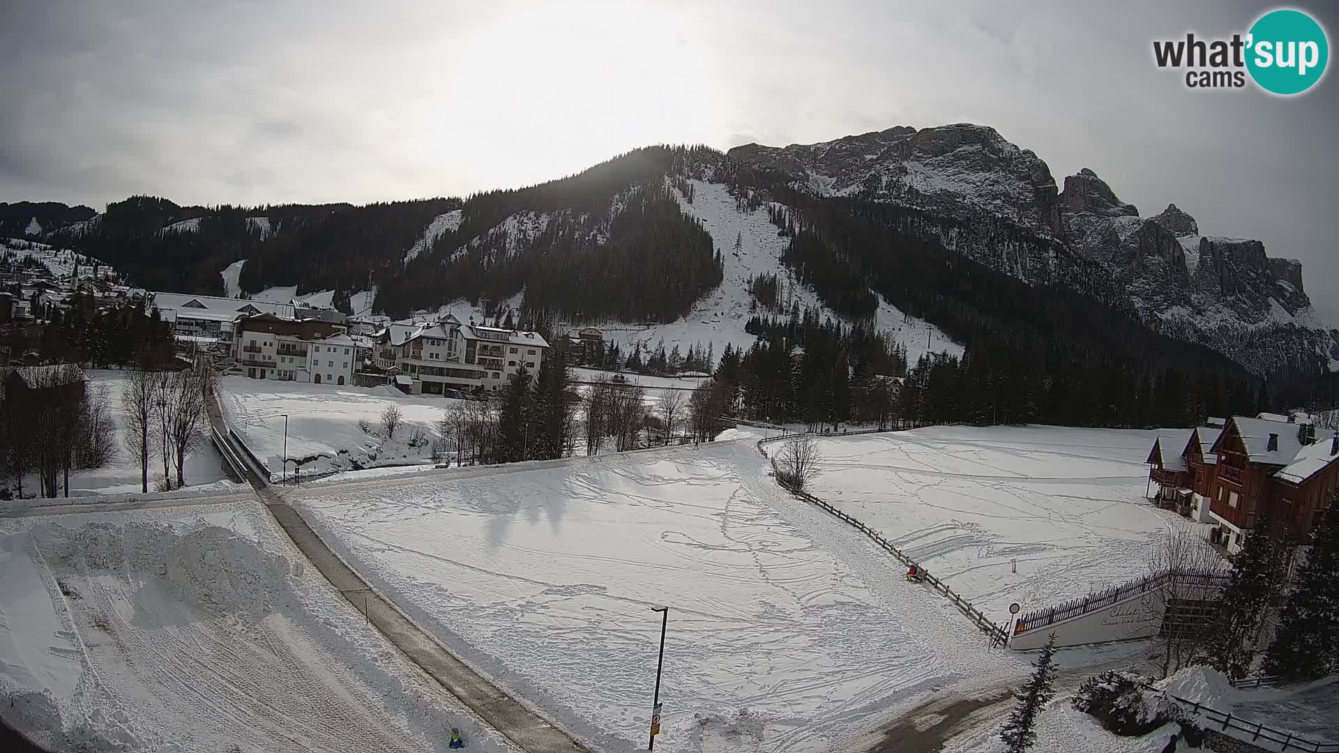 Webcam Corvara | Vista spettacolare Gruppo del Sella