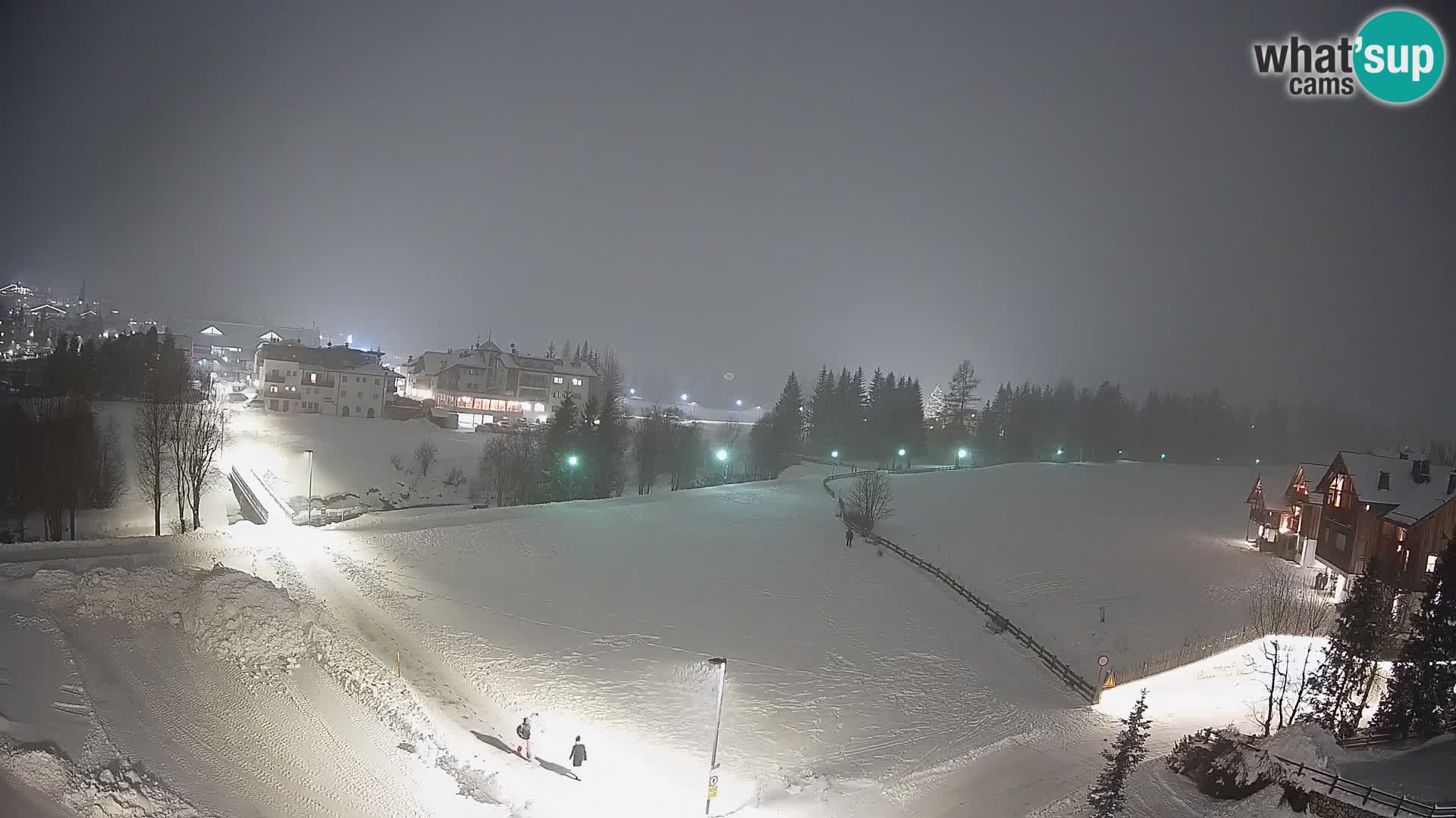 Kamera Corvara: Izjemen pogled na vrhove gorovja Sella v Dolomitih