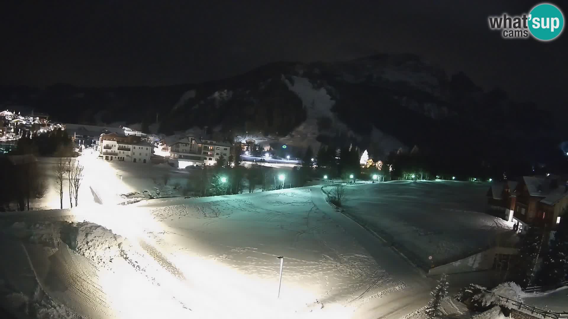 Webcam Corvara in Badia: Spectacular Views of the Sella Group