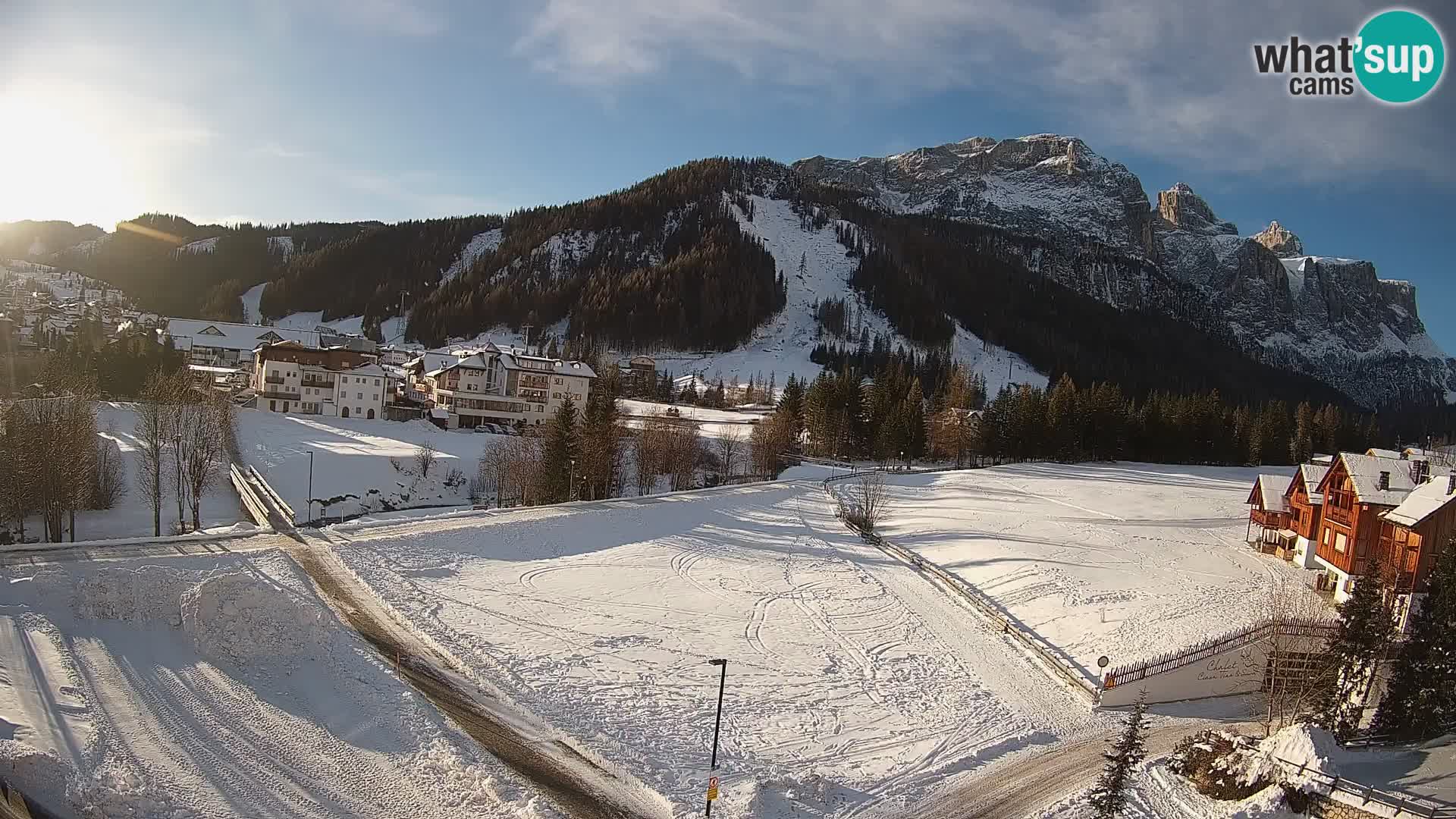 Live cam Corvara | Vues spectaculaires sur le groupe Sella