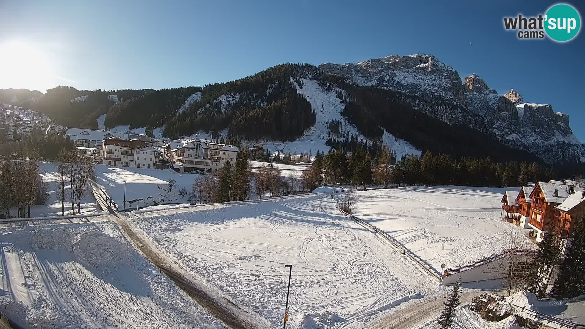 Webcam Corvara in Badia: Spectacular Views of the Sella Group