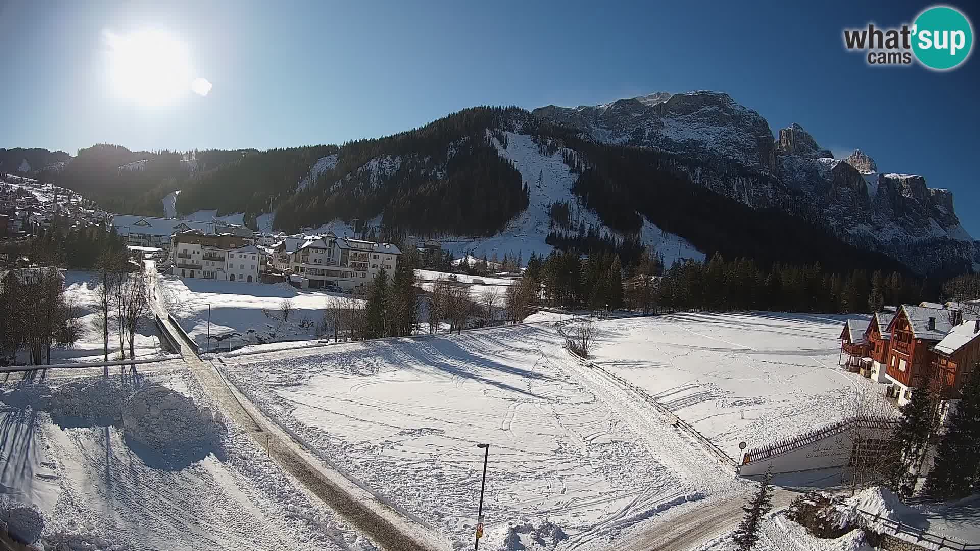 Live cam Corvara | Vues spectaculaires sur le groupe Sella