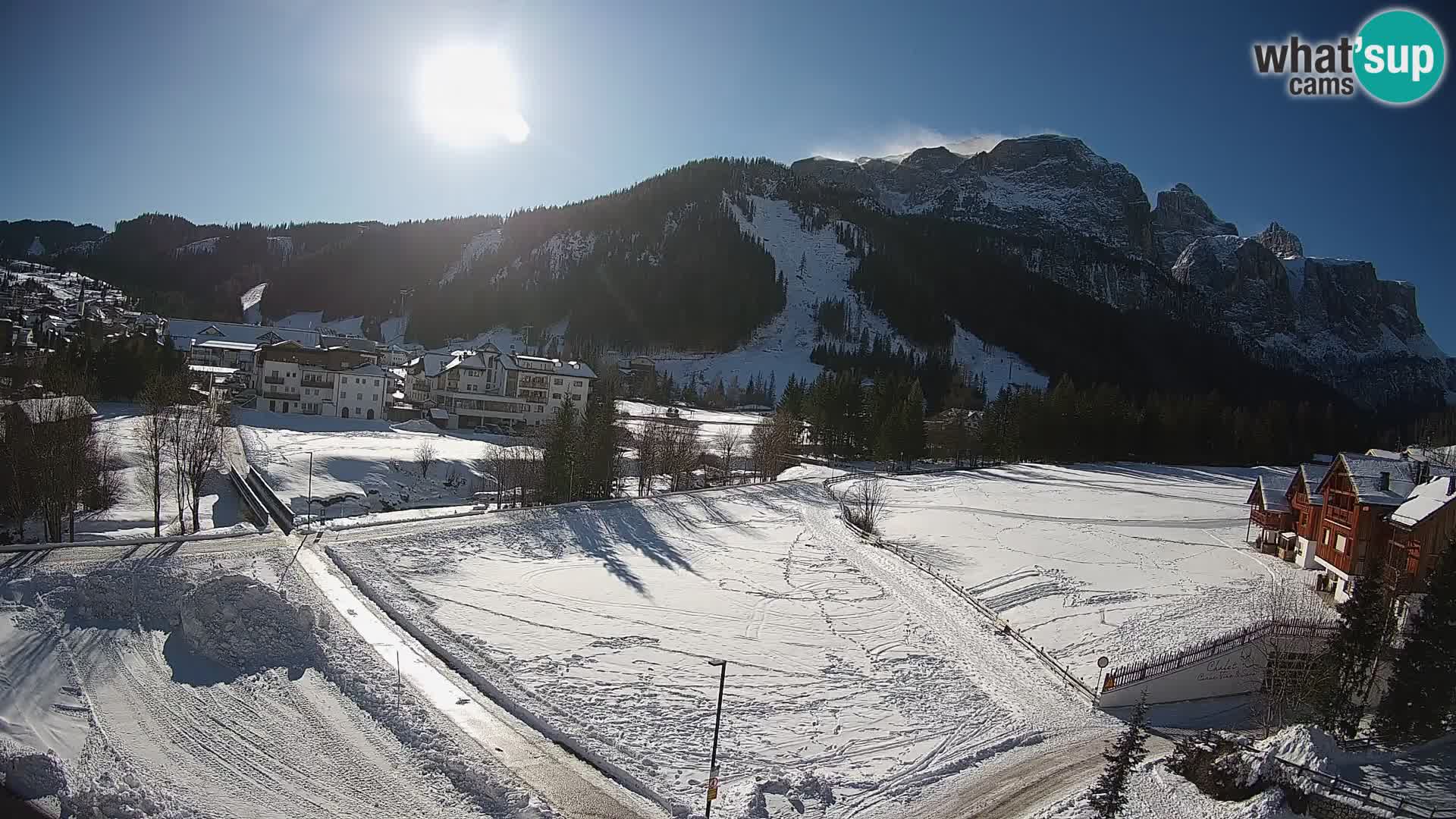 Corvara webcam | Spektakuläre Ausblicke auf die Sellagruppe