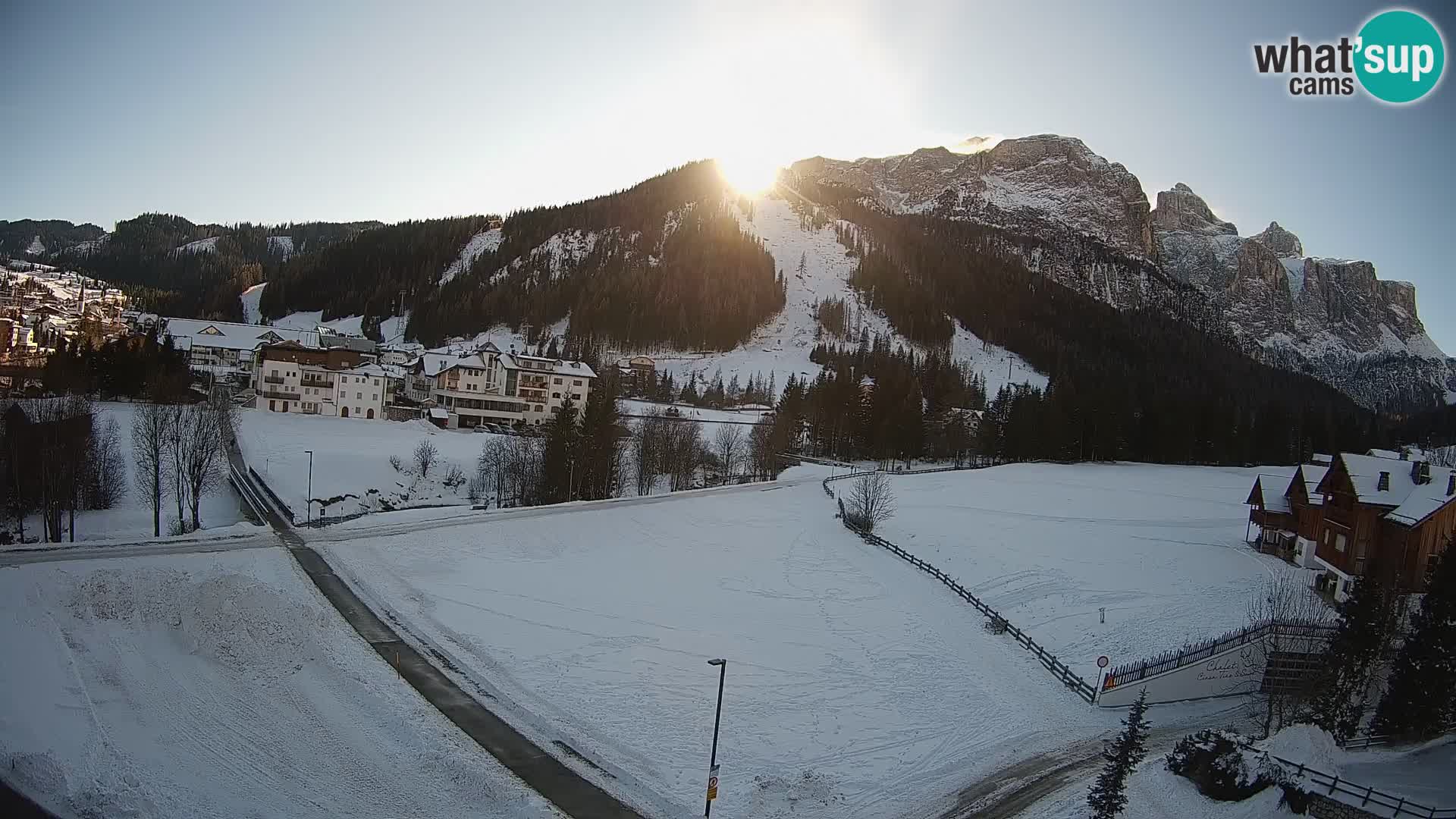 Webcam Corvara in Badia: Spectacular Views of the Sella Group