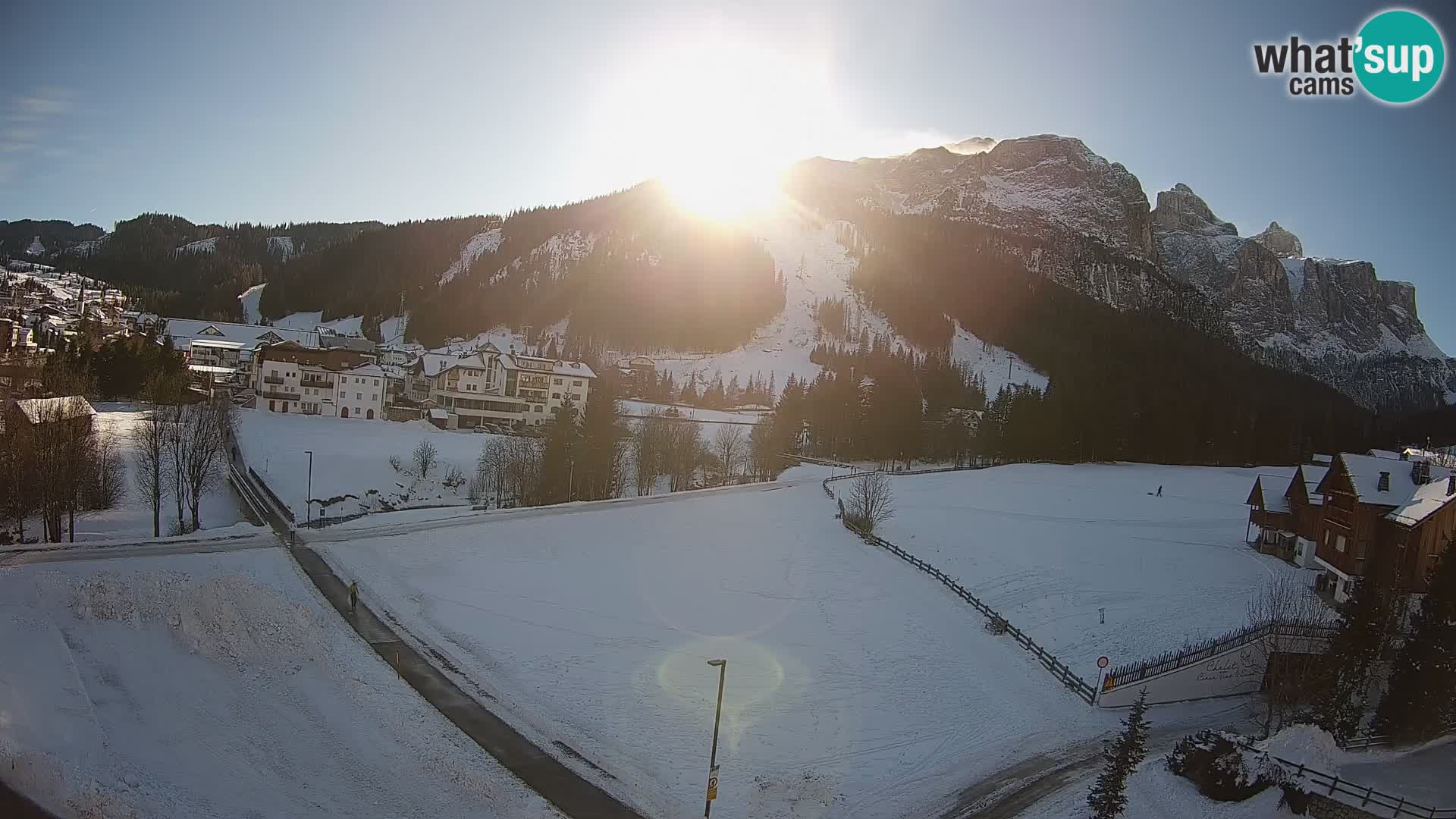 Webcam Corvara in Badia: Spectacular Views of the Sella Group