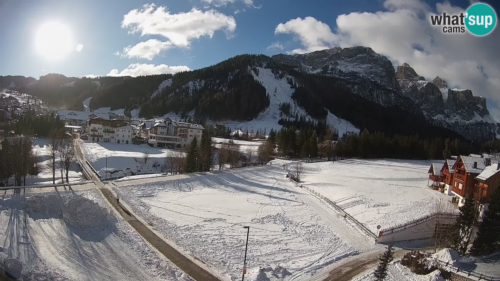 Corvara webcam | Spektakuläre Ausblicke auf die Sellagruppe