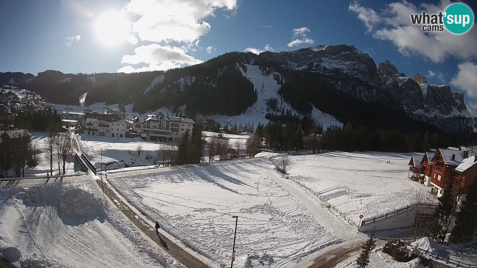 Webcam Corvara | Vista spettacolare Gruppo del Sella