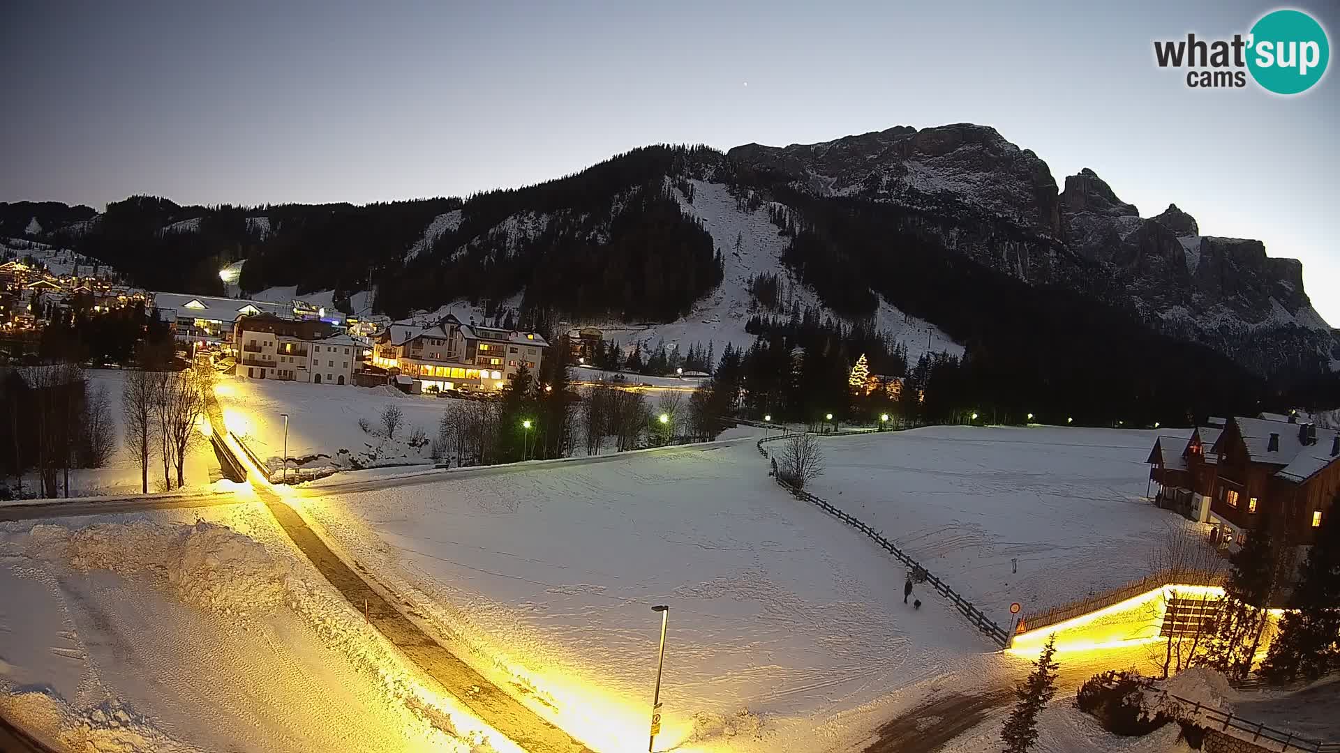 Webcam Corvara in Badia: Spectacular Views of the Sella Group