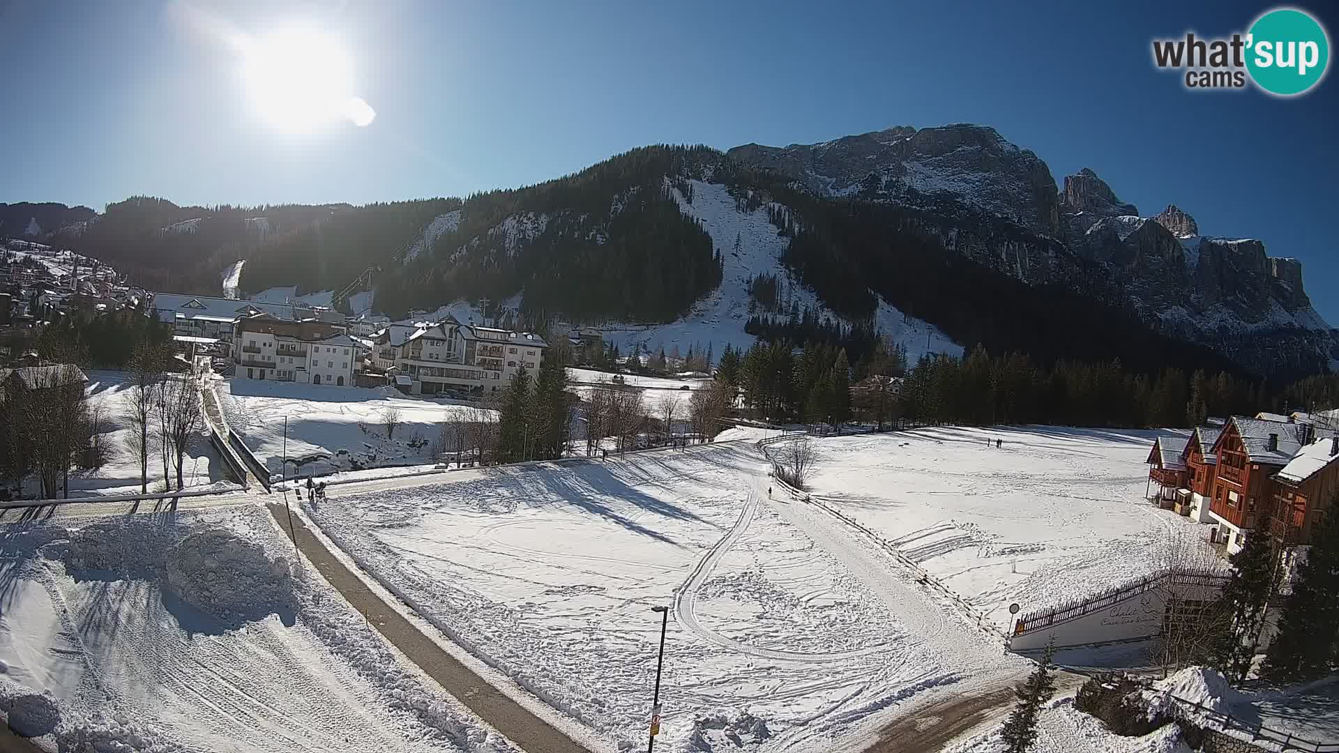 Webcam Corvara | Vista spettacolare Gruppo del Sella