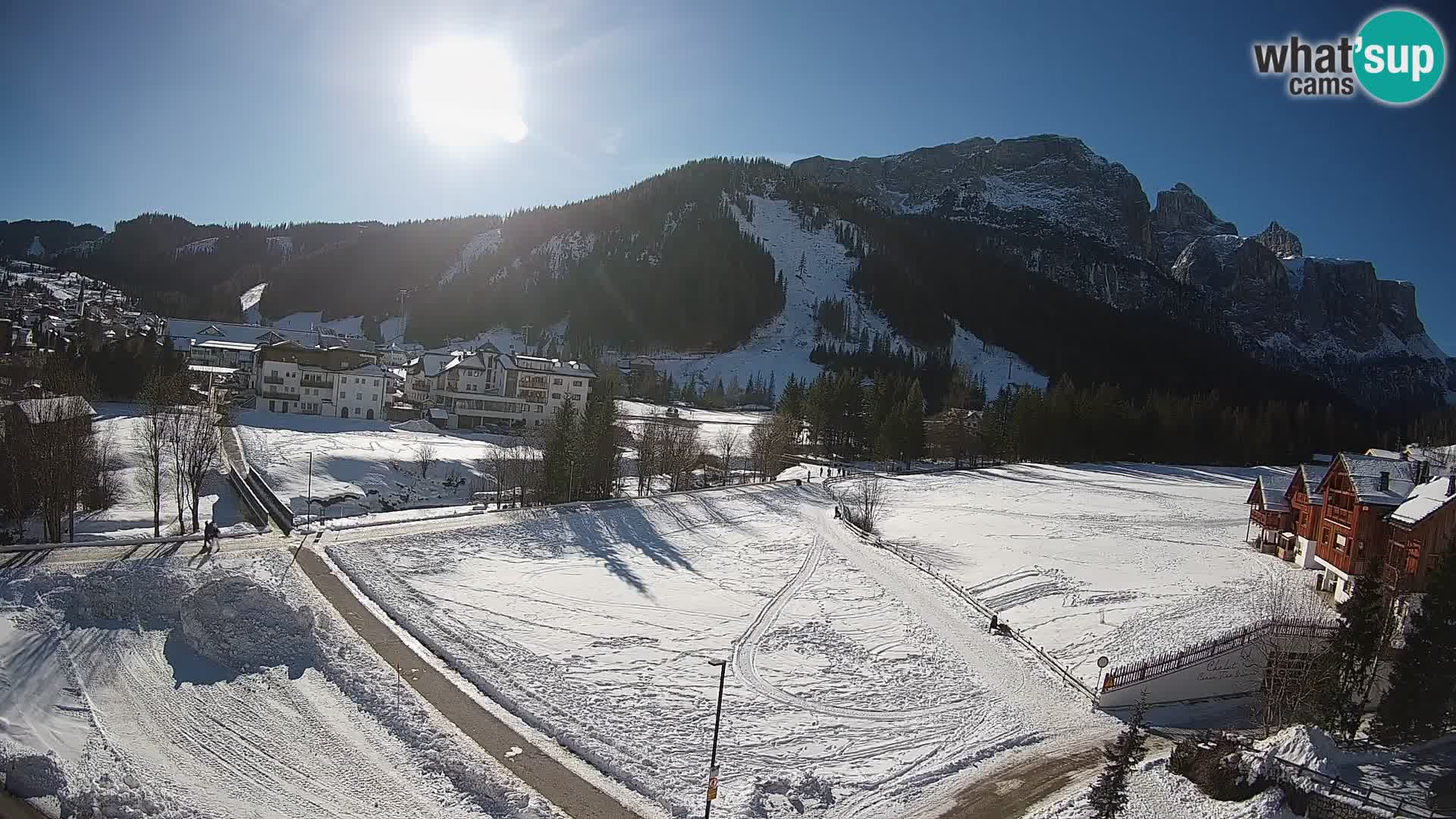 Webcam Corvara in Badia: Spectacular Views of the Sella Group