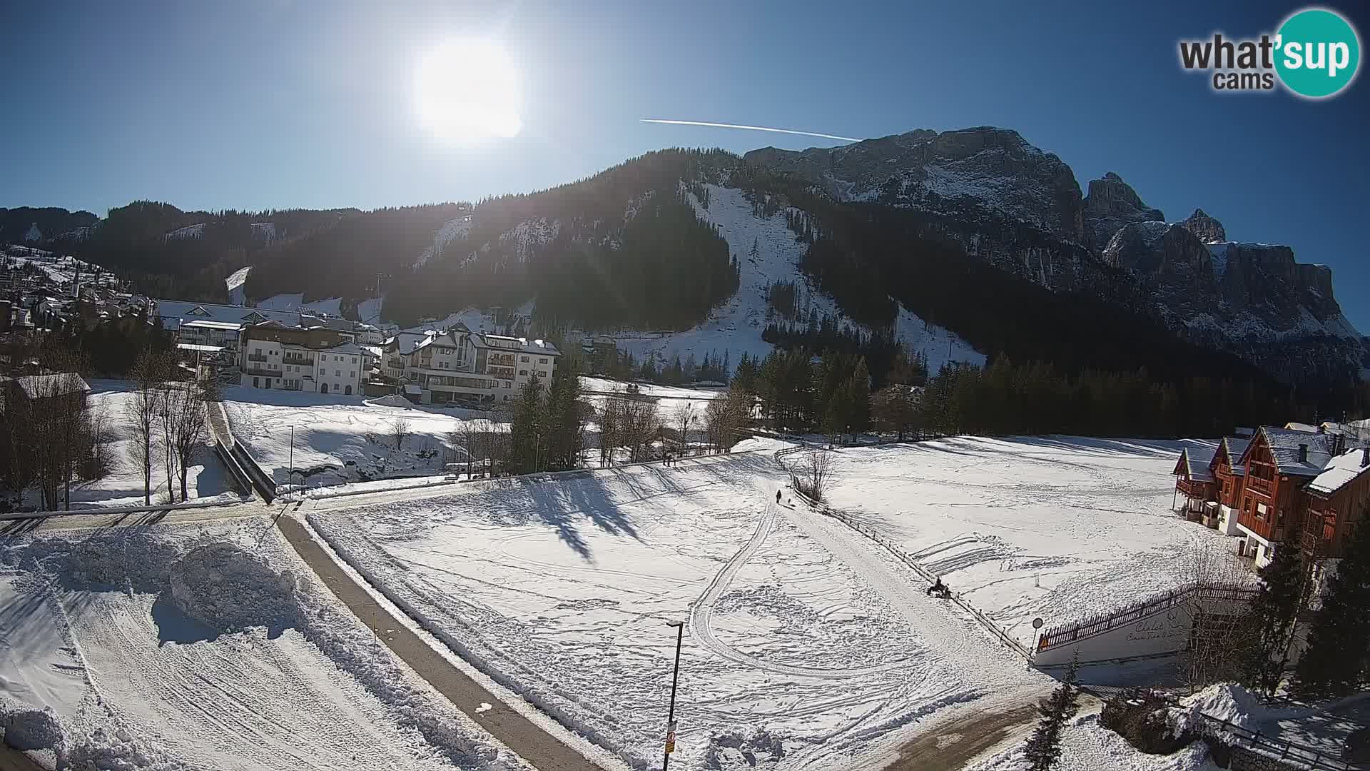 Webcam Corvara | Vista spettacolare Gruppo del Sella