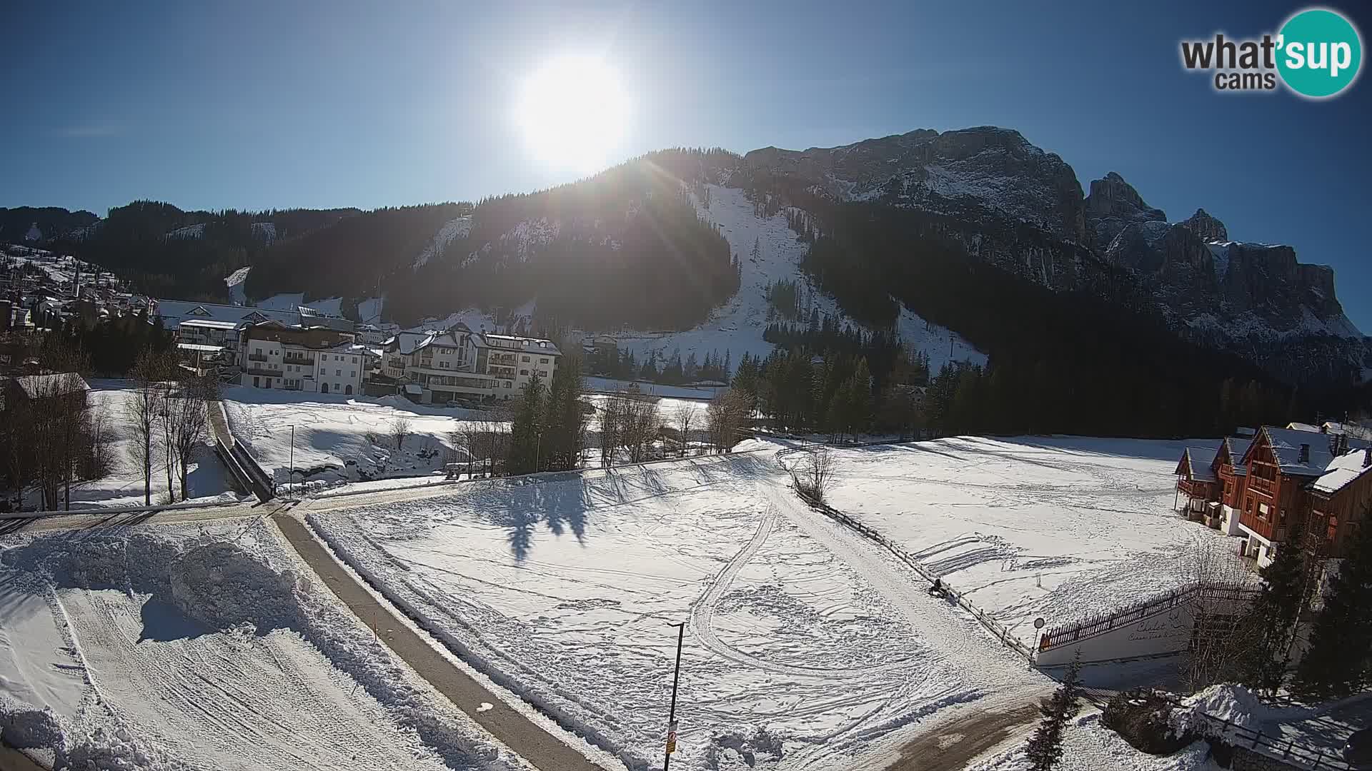 Webcam Corvara | Vista spettacolare Gruppo del Sella